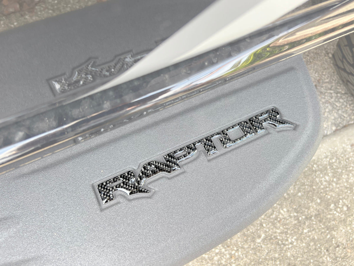 Raptor Running Board Emblem Overlays Fits 2024-2026 Ford Ranger Raptor