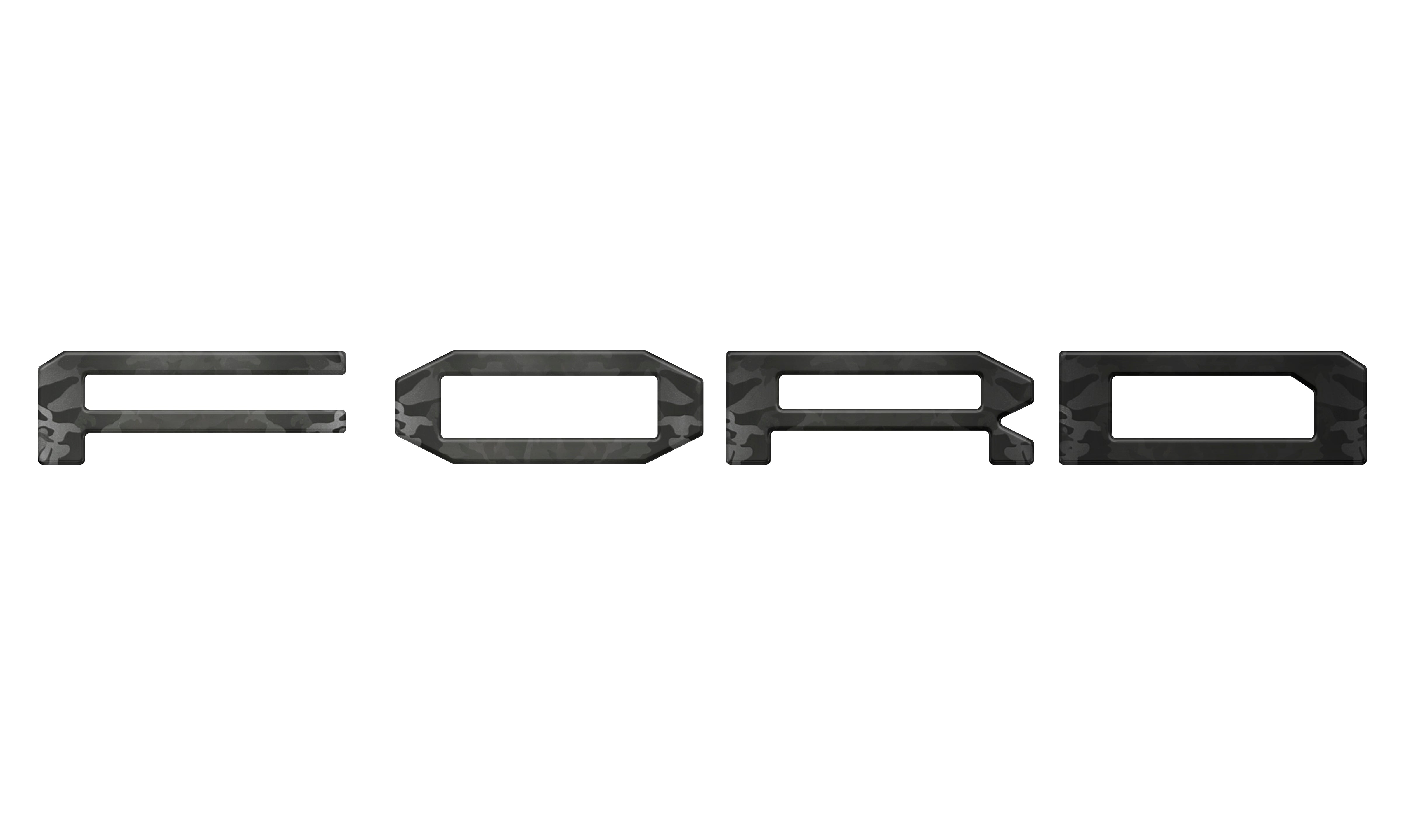 Grille Letter Overlays Fits 2024-2026 Ford Ranger Raptor