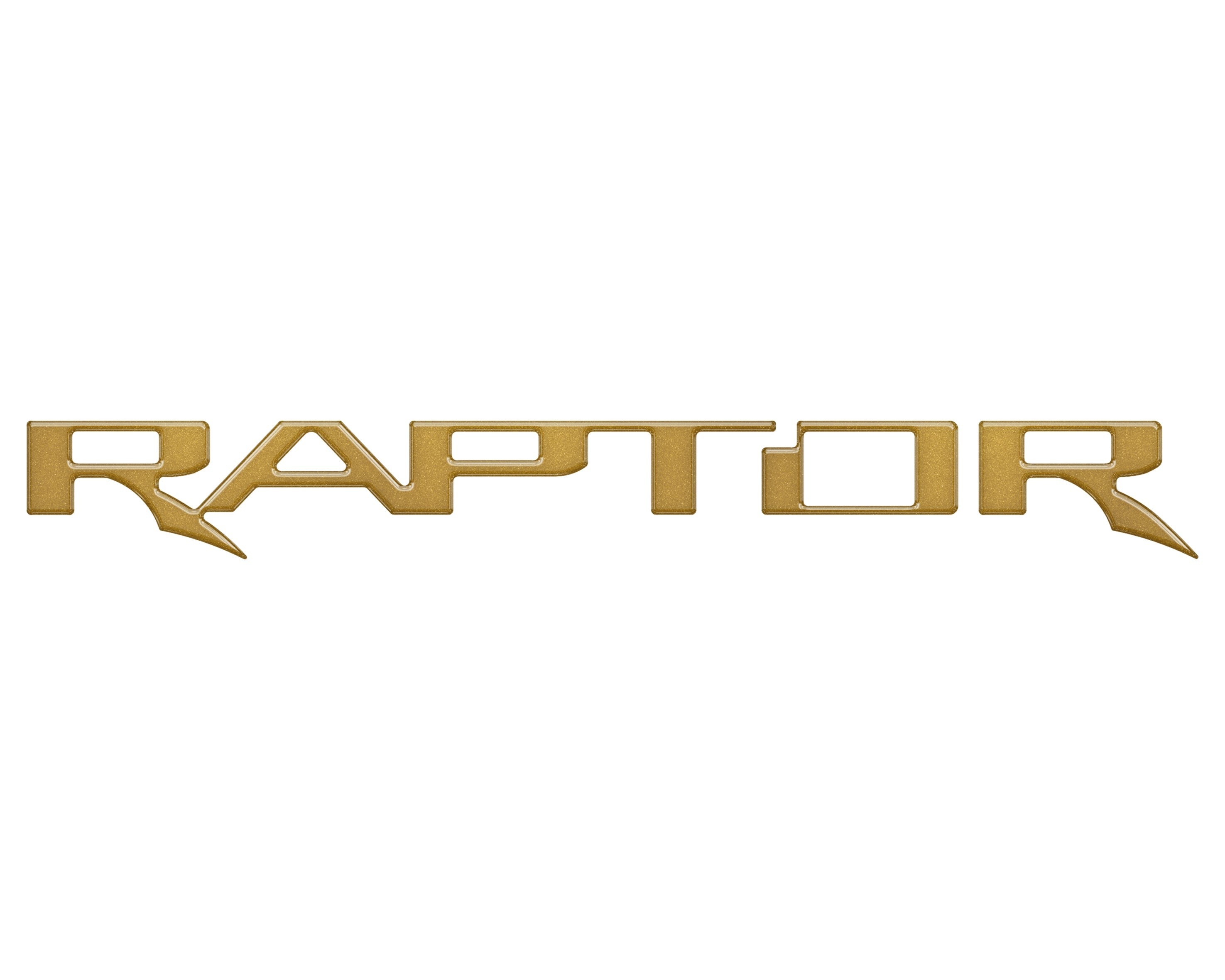 Raptor Tailgate Emblem Inserts Fits 2024-2026 Ford Ranger