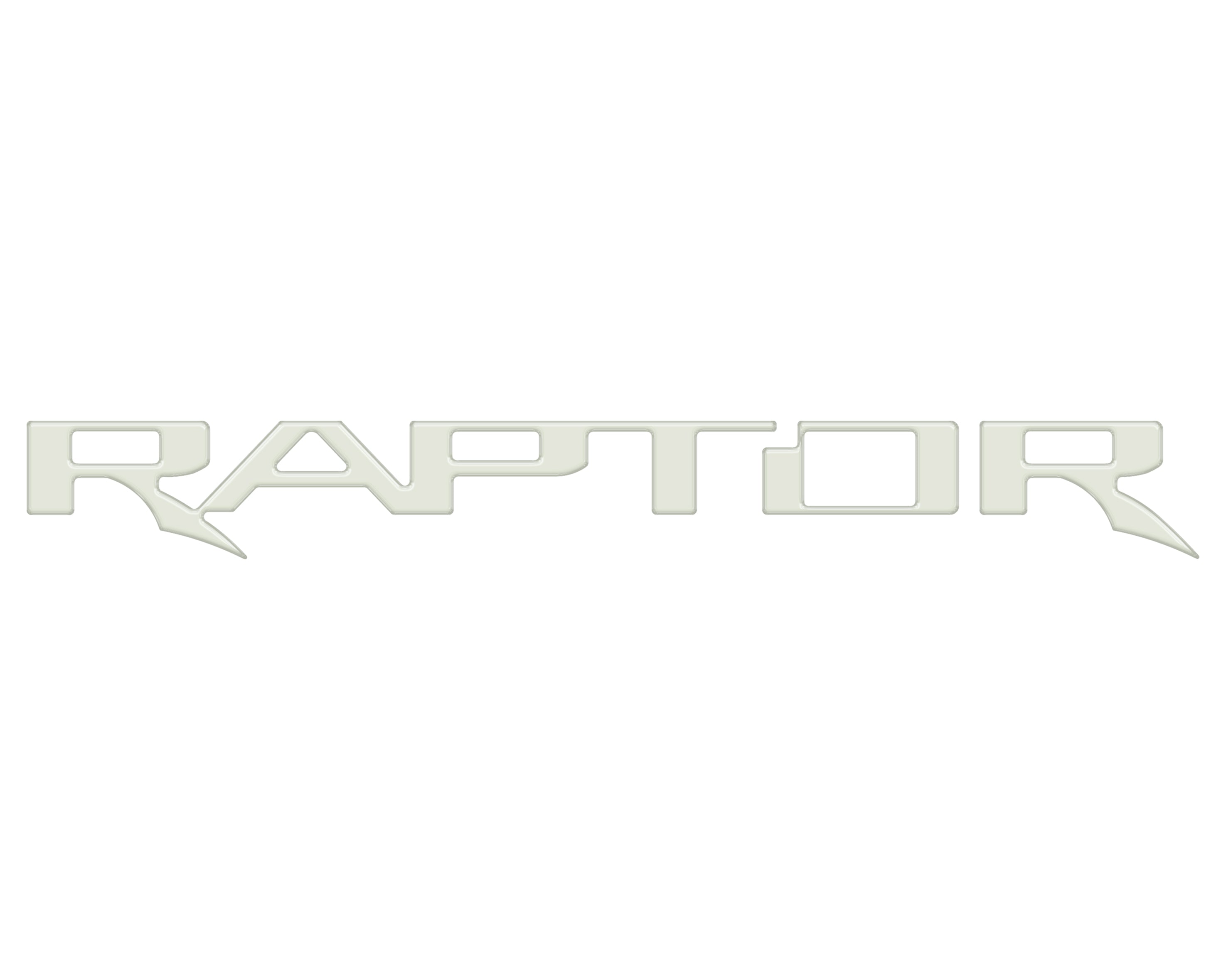 Raptor Tailgate Emblem Inserts Fits 2024-2026 Ford Ranger