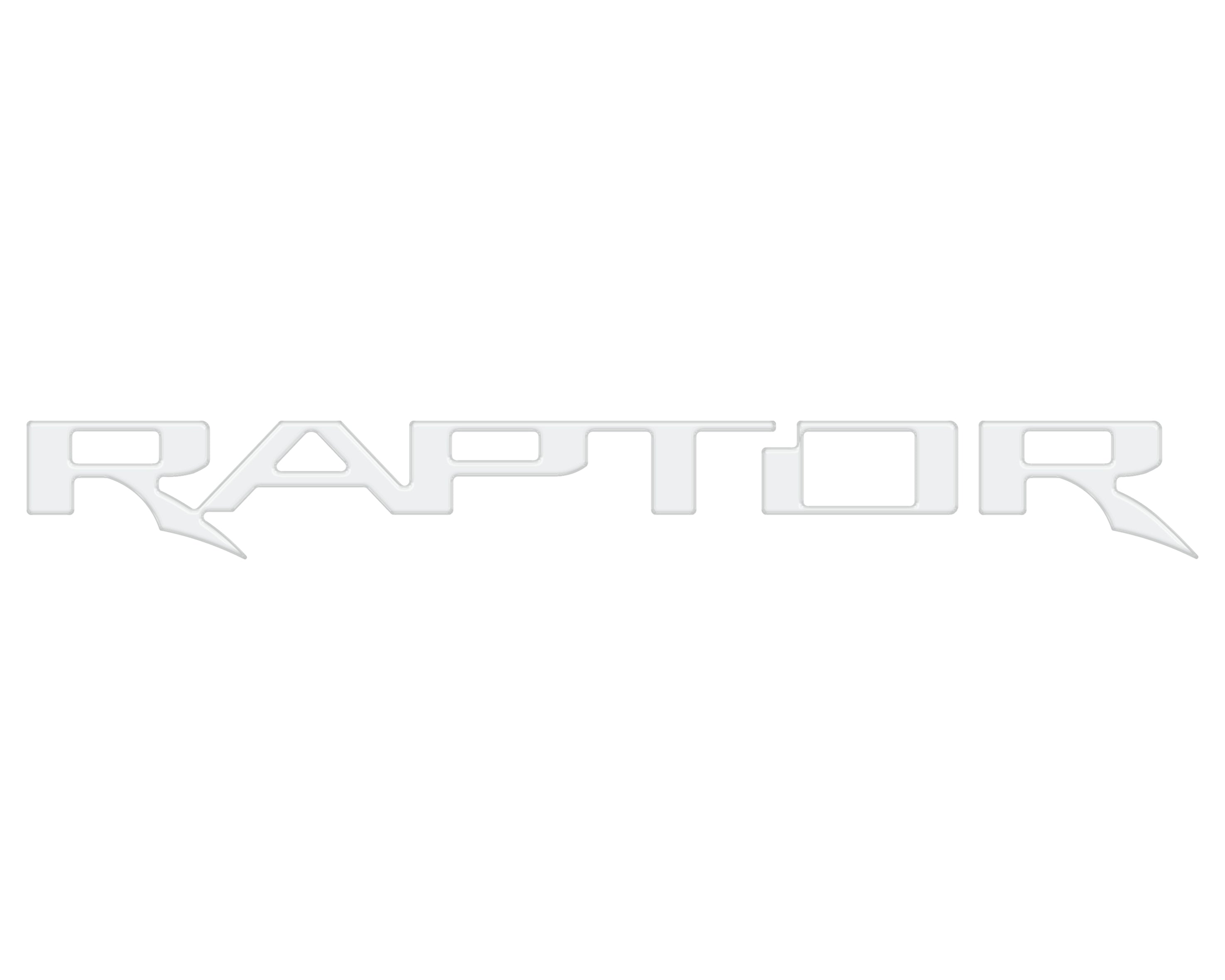 Raptor Tailgate Emblem Inserts Fits 2024-2026 Ford Ranger
