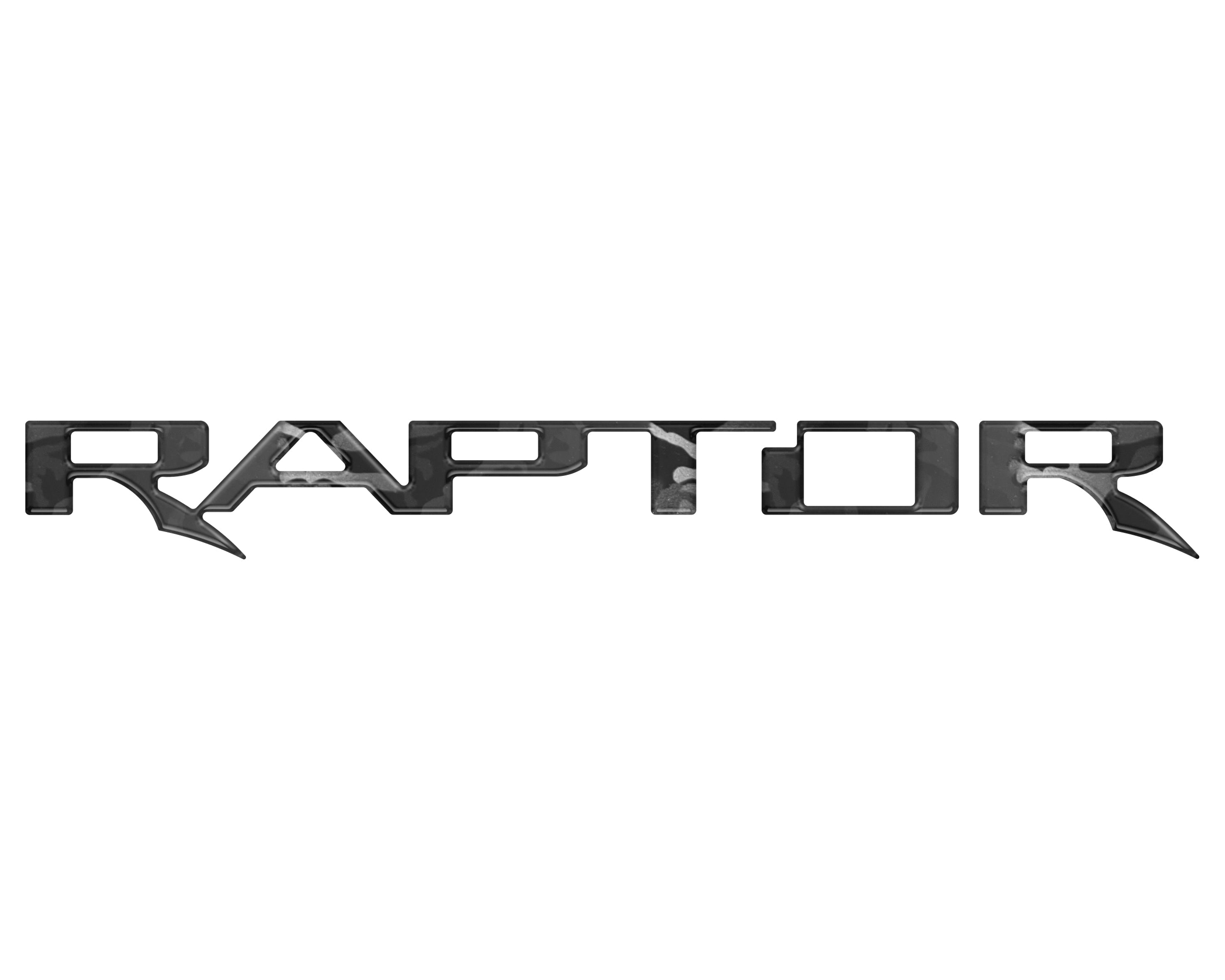 Raptor Tailgate Emblem Inserts Fits 2024-2026 Ford Ranger
