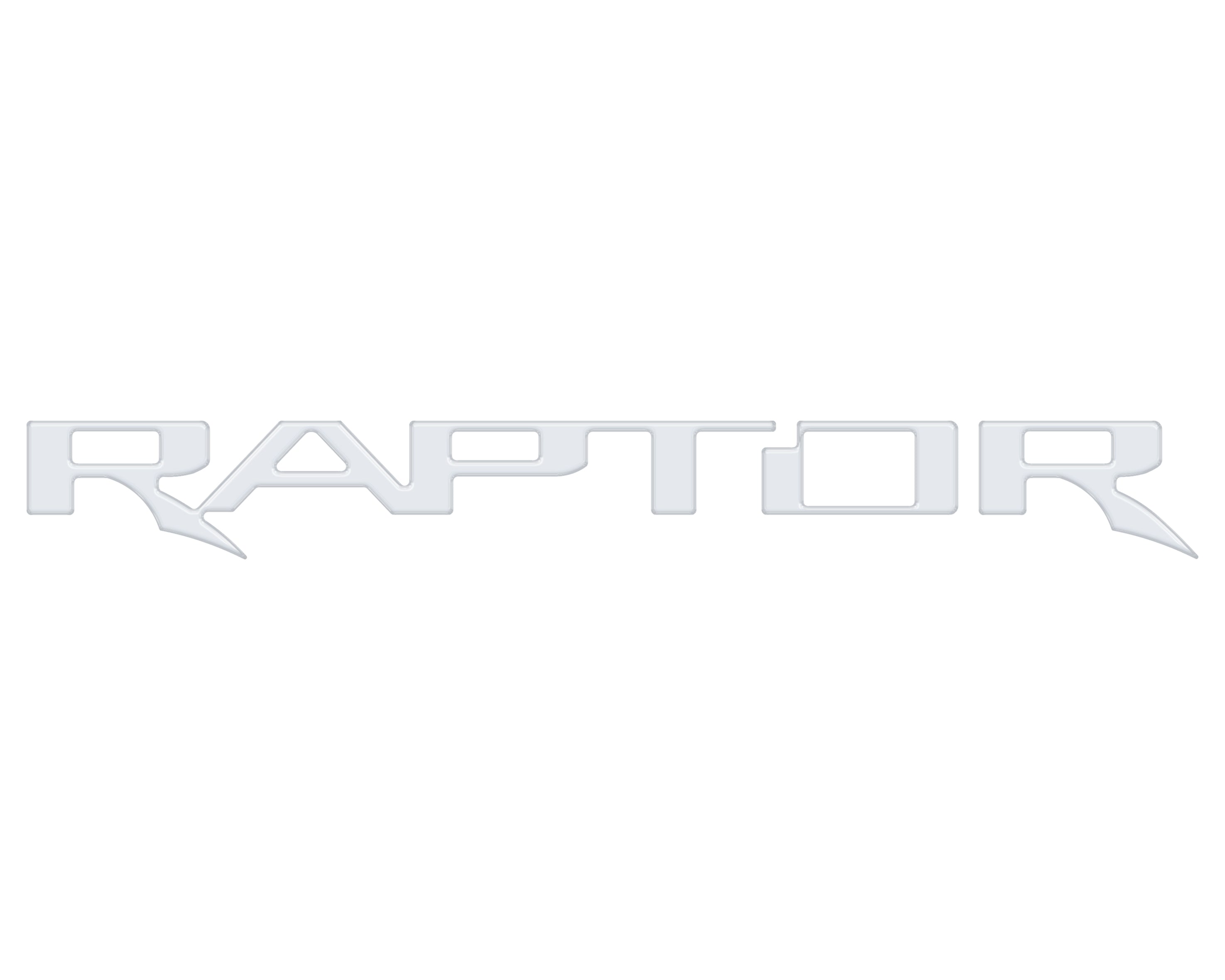 Raptor Tailgate Emblem Inserts Fits 2024-2026 Ford Ranger