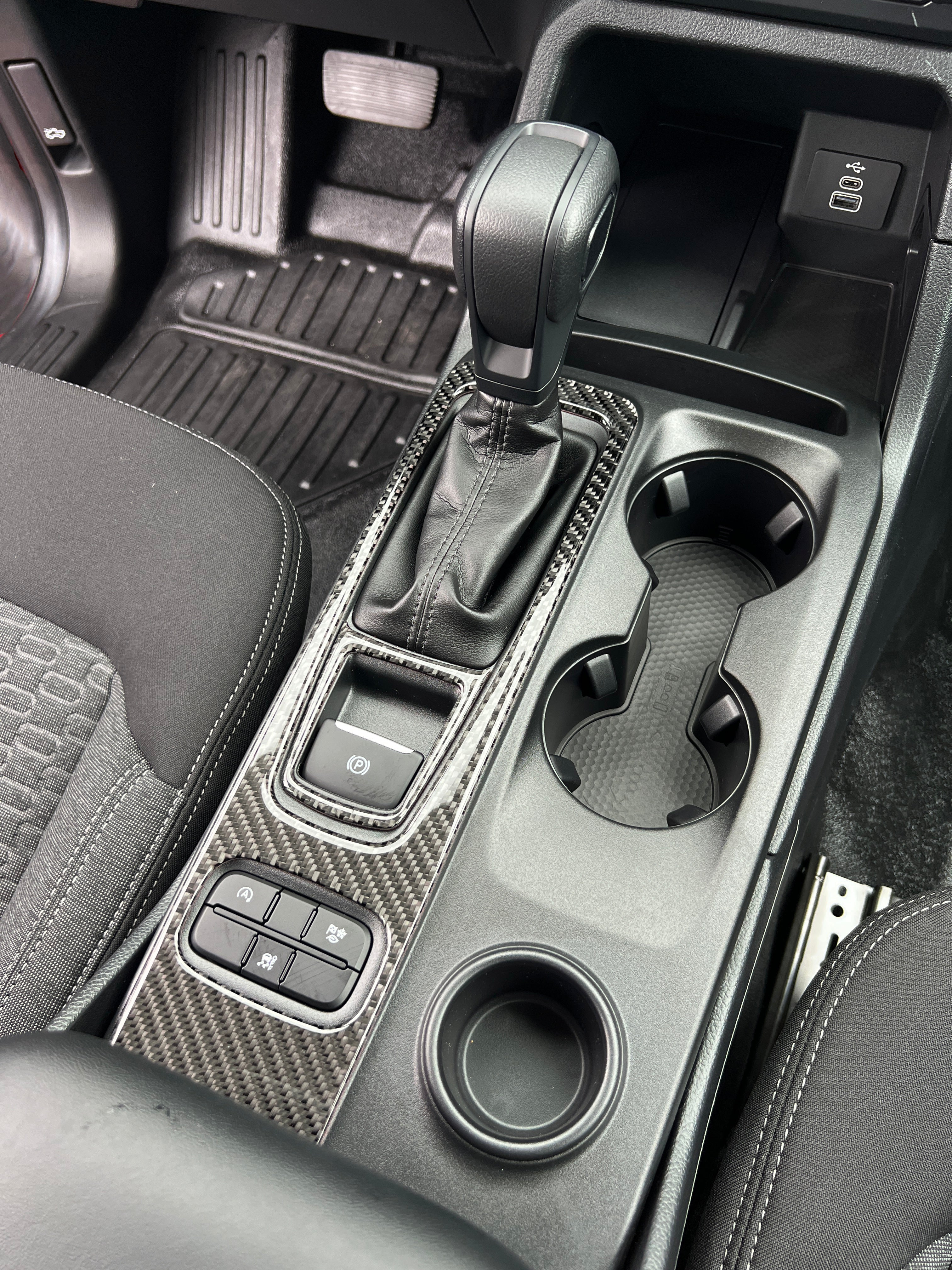 Mechanical Shifter Surround Accent Trim Fits 2024-2026 Ford Ranger