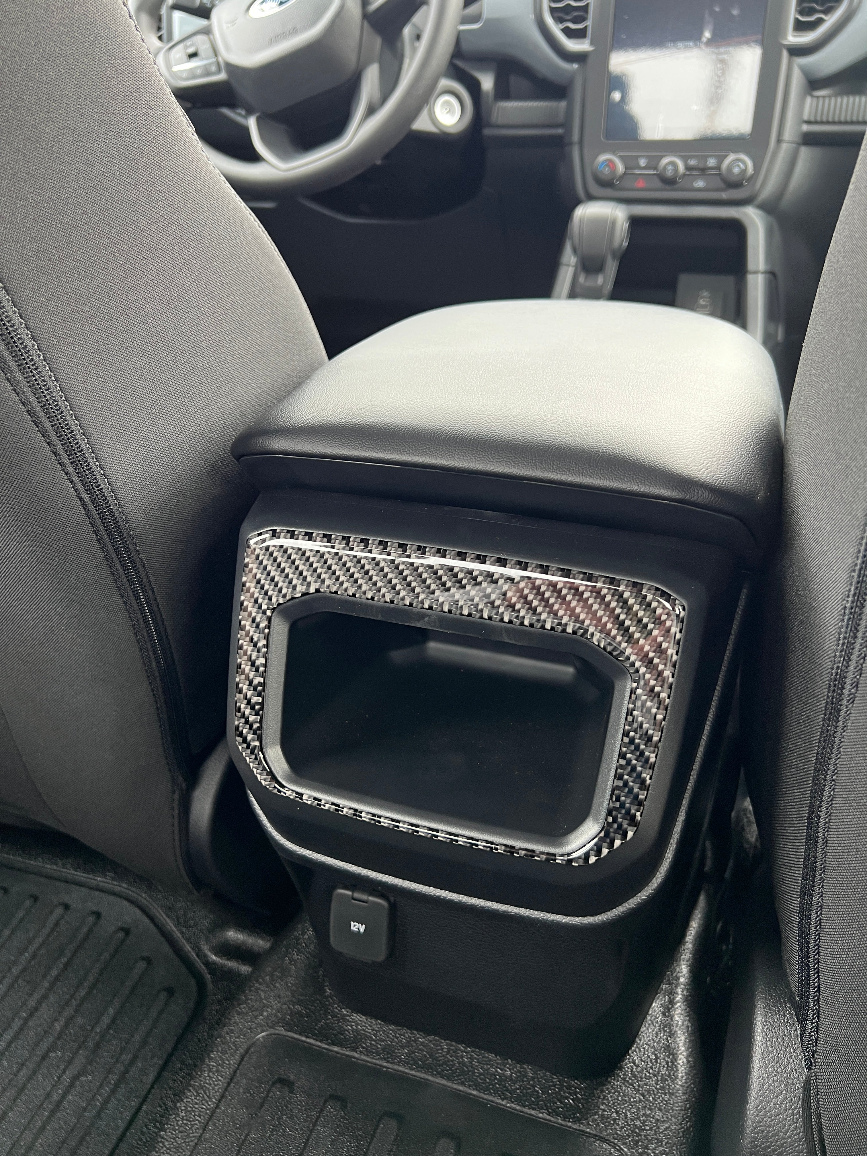 Rear Center Console Accent Trim Fits 2024-2026 Ford Ranger