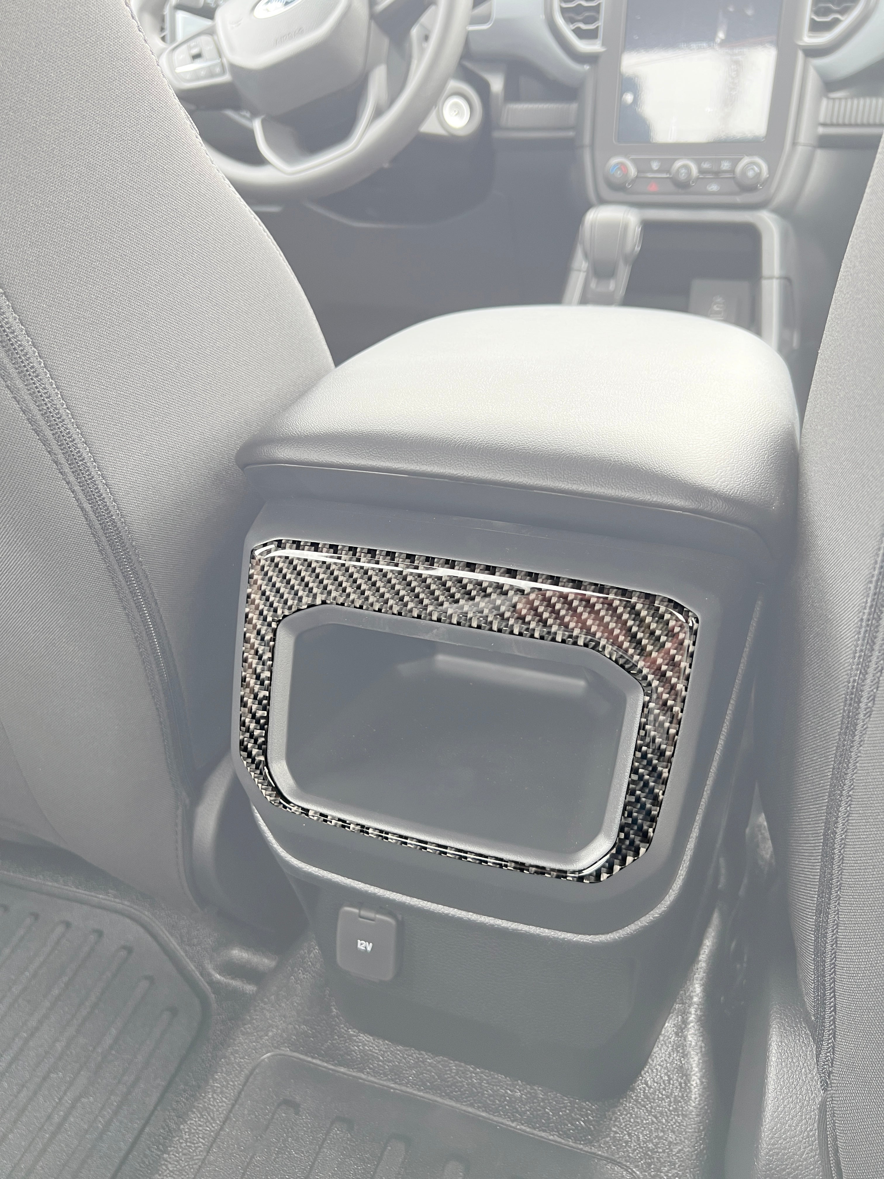 Rear Center Console Accent Trim Fits 2024-2026 Ford Ranger