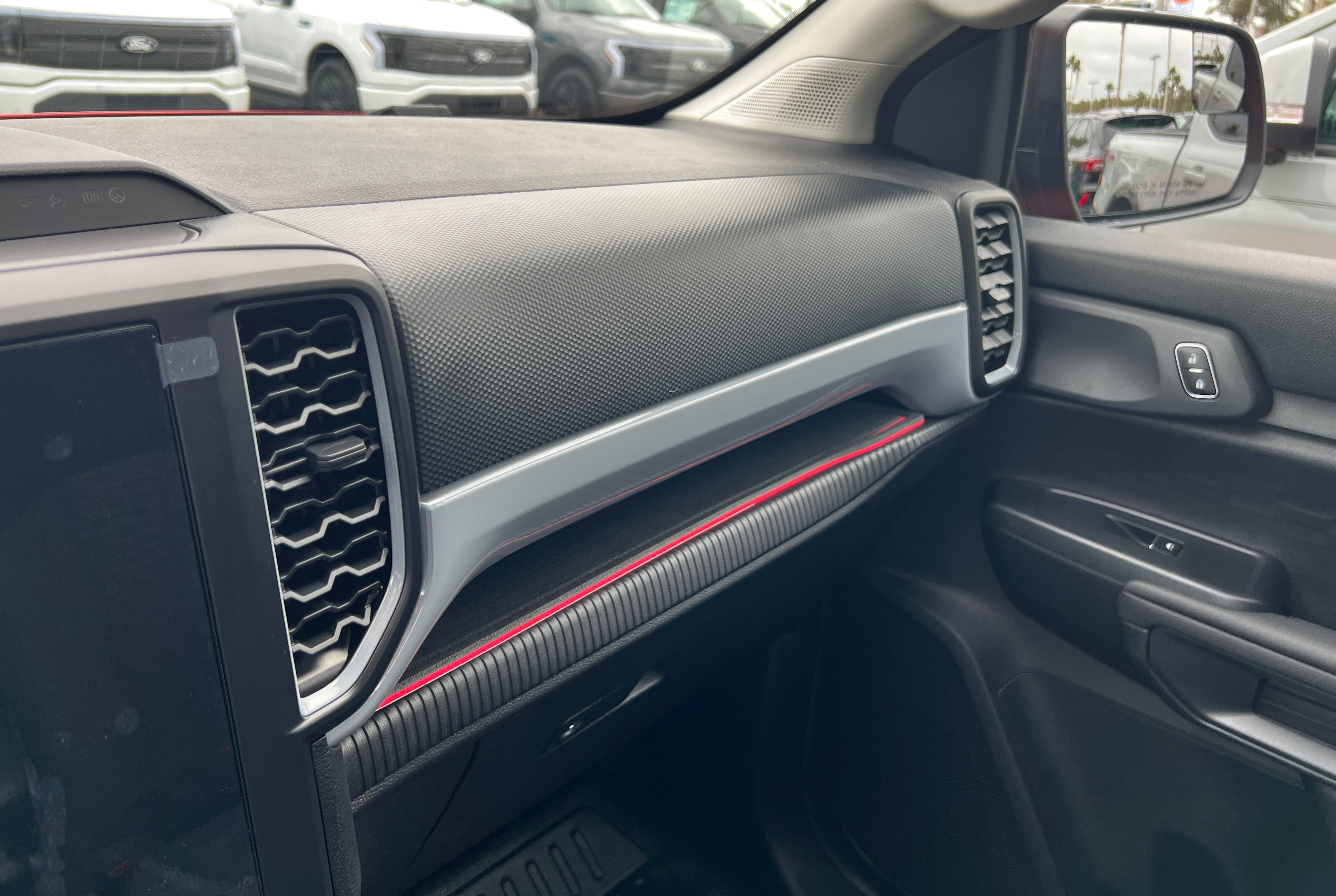 Passenger Dash Cubby Foam Inserts Fits 2024-2026 Ford Ranger