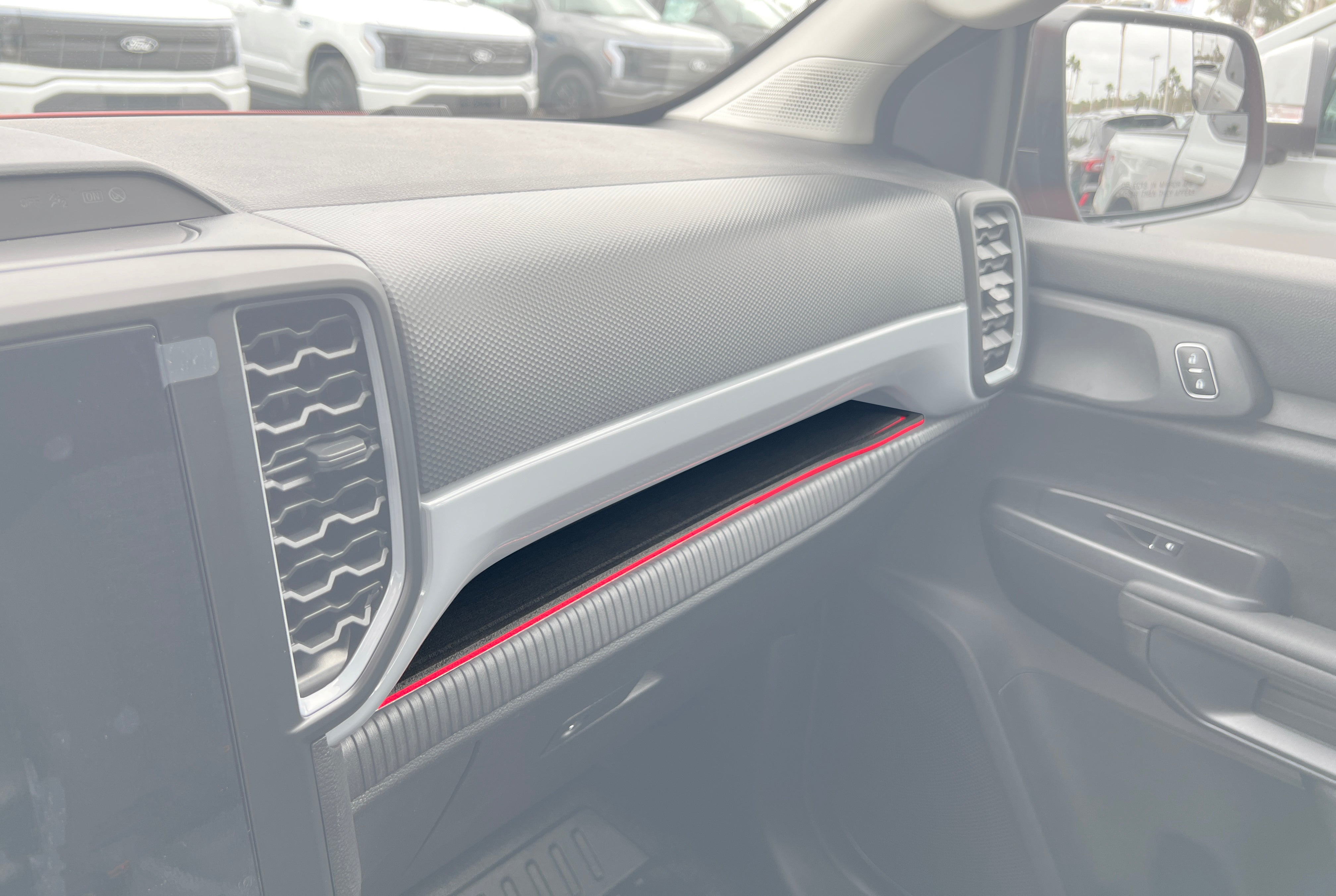 Passenger Dash Cubby Foam Inserts Fits 2024-2026 Ford Ranger