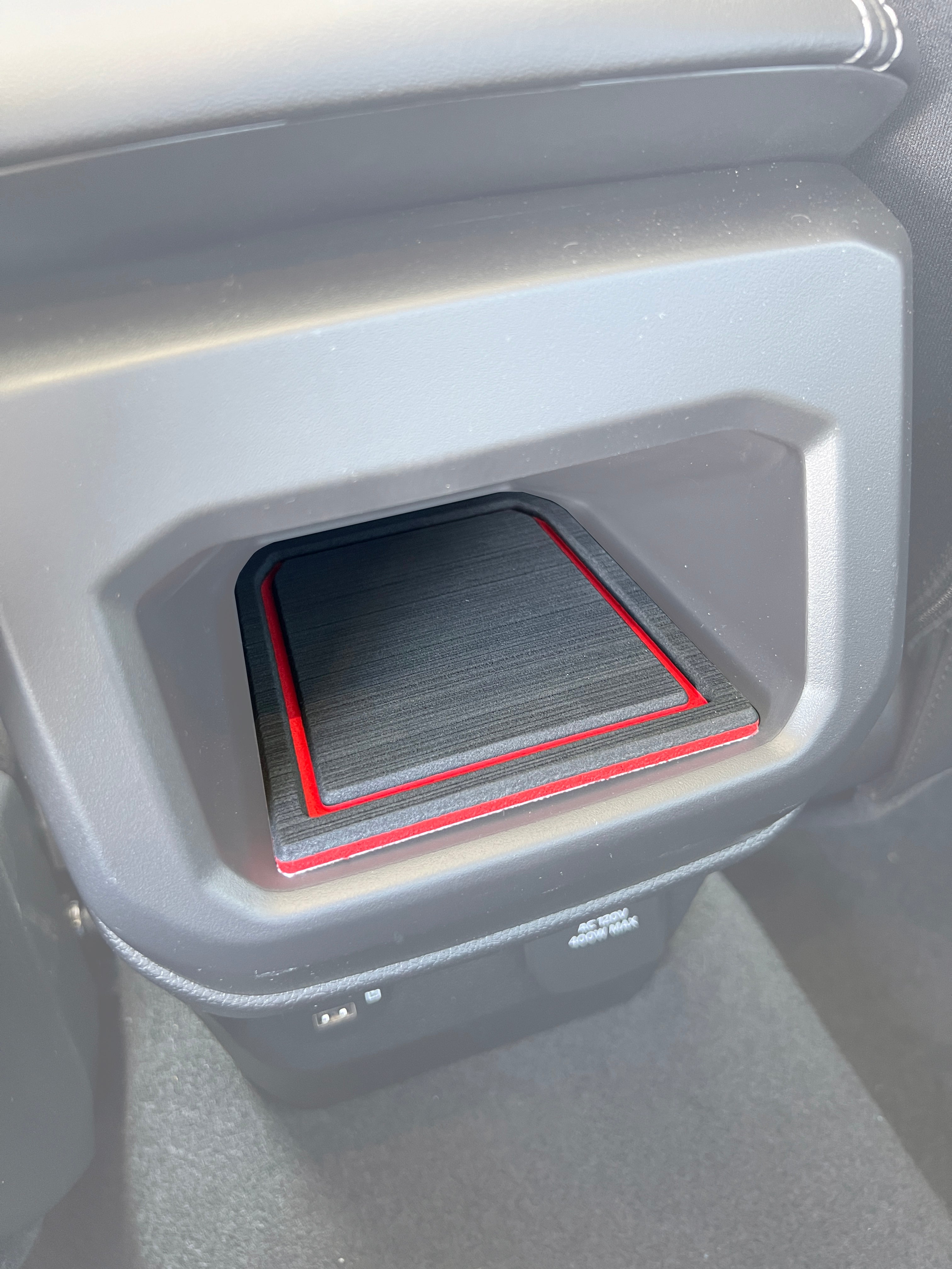 Center Console Rear Cubby Foam Inserts Fits 2024-2026 Ford Ranger