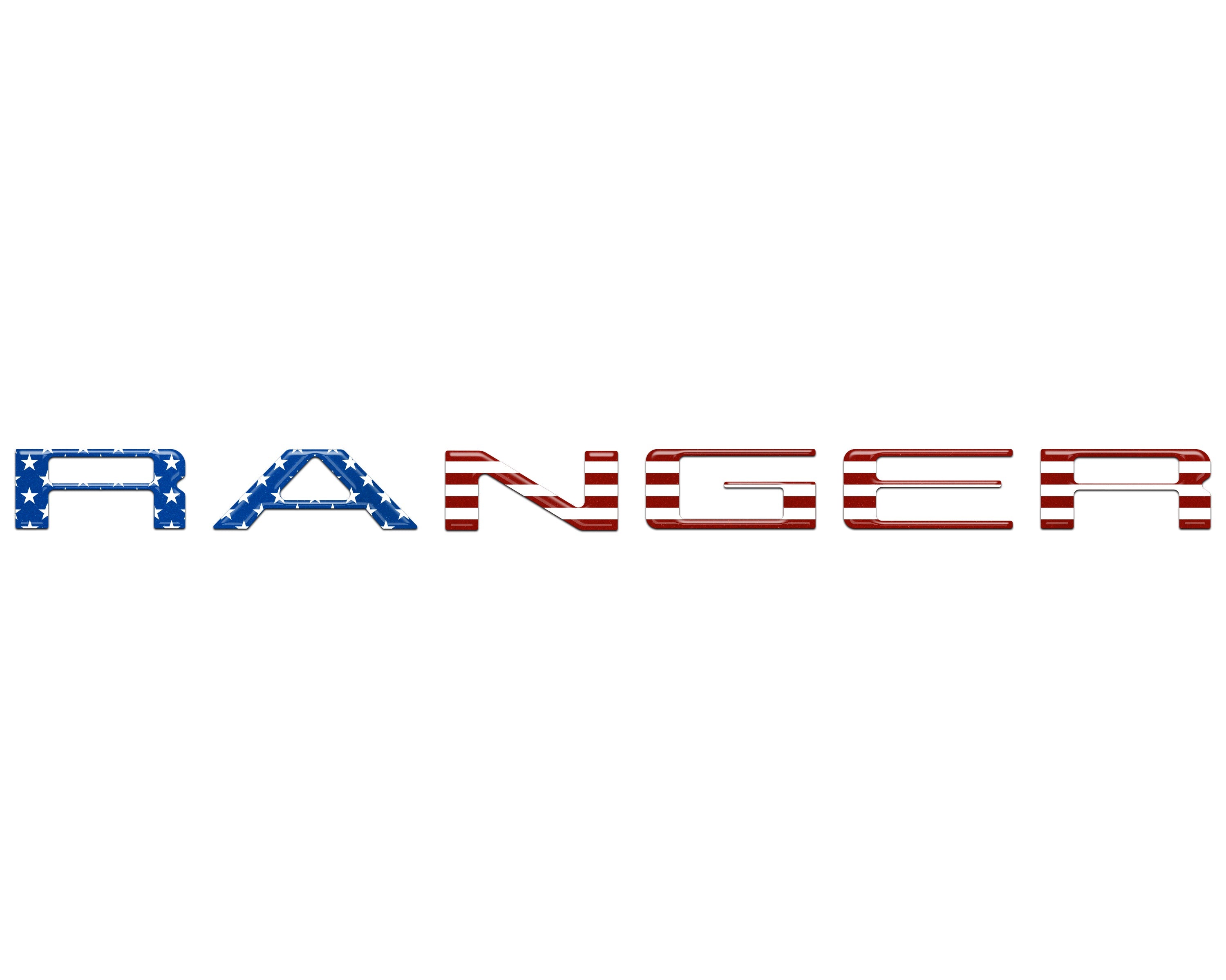 Hood Lettering Kit Fits 2024-2026 Ford Ranger