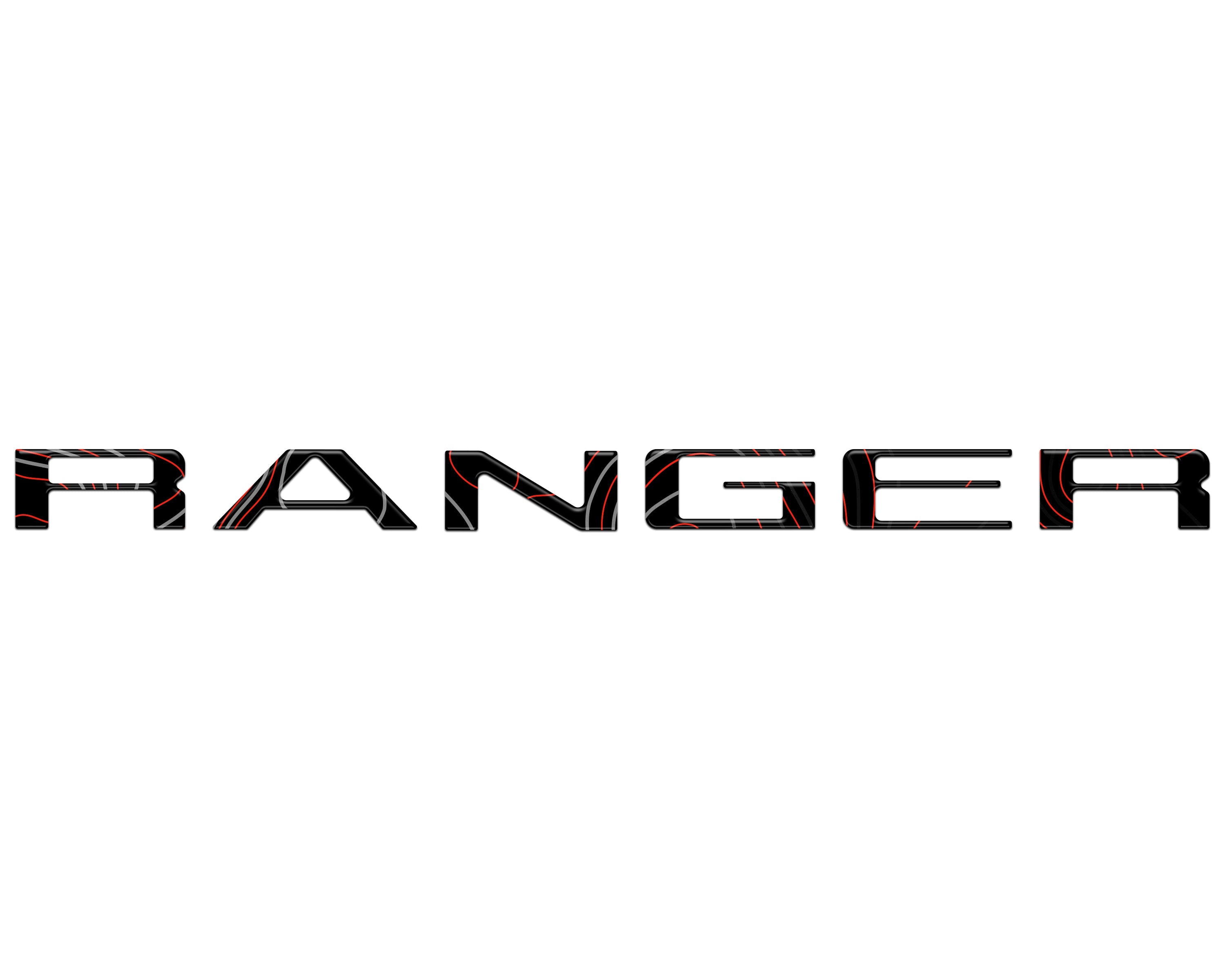 Hood Lettering Kit Fits 2024-2026 Ford Ranger