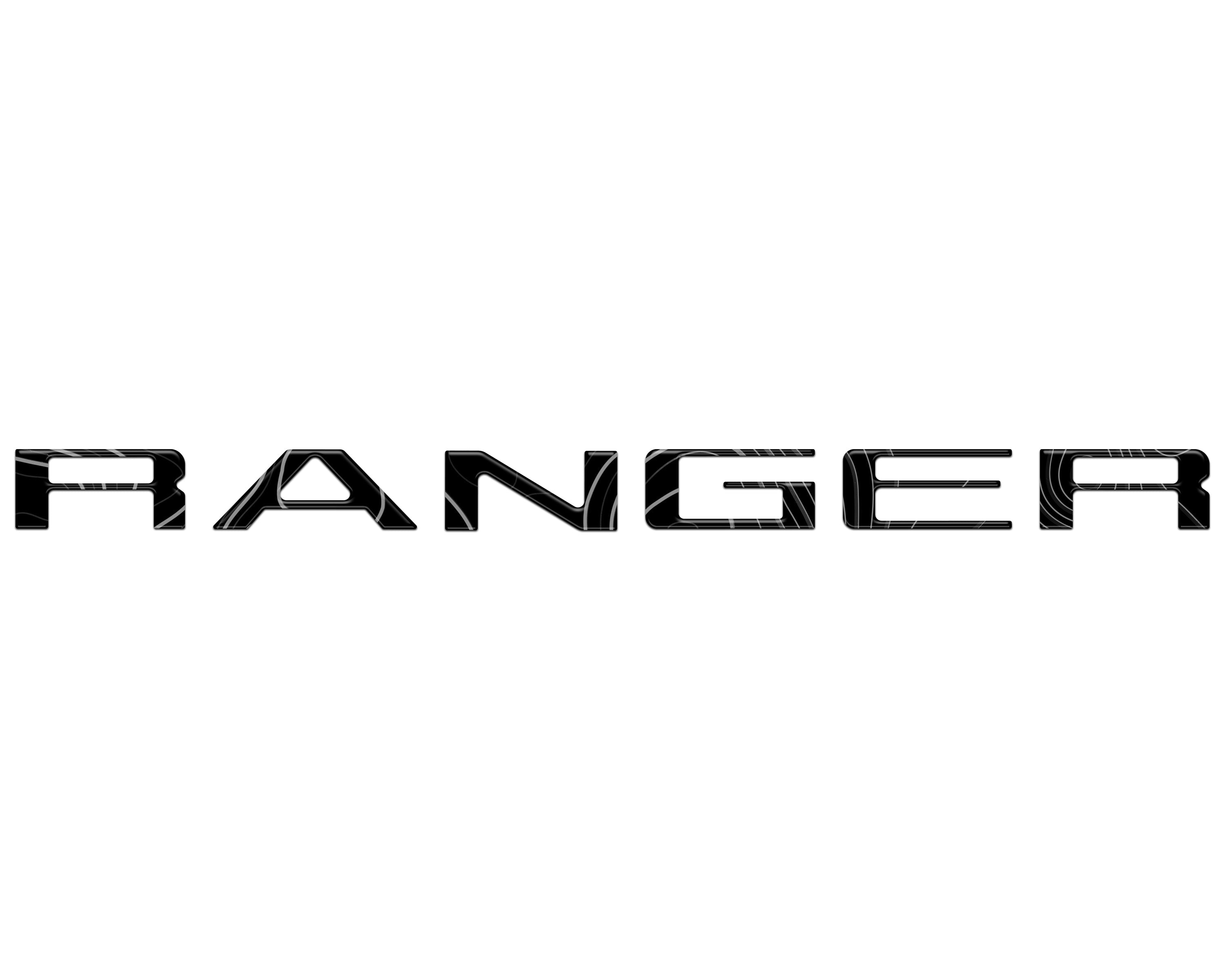 Hood Lettering Kit Fits 2024-2026 Ford Ranger