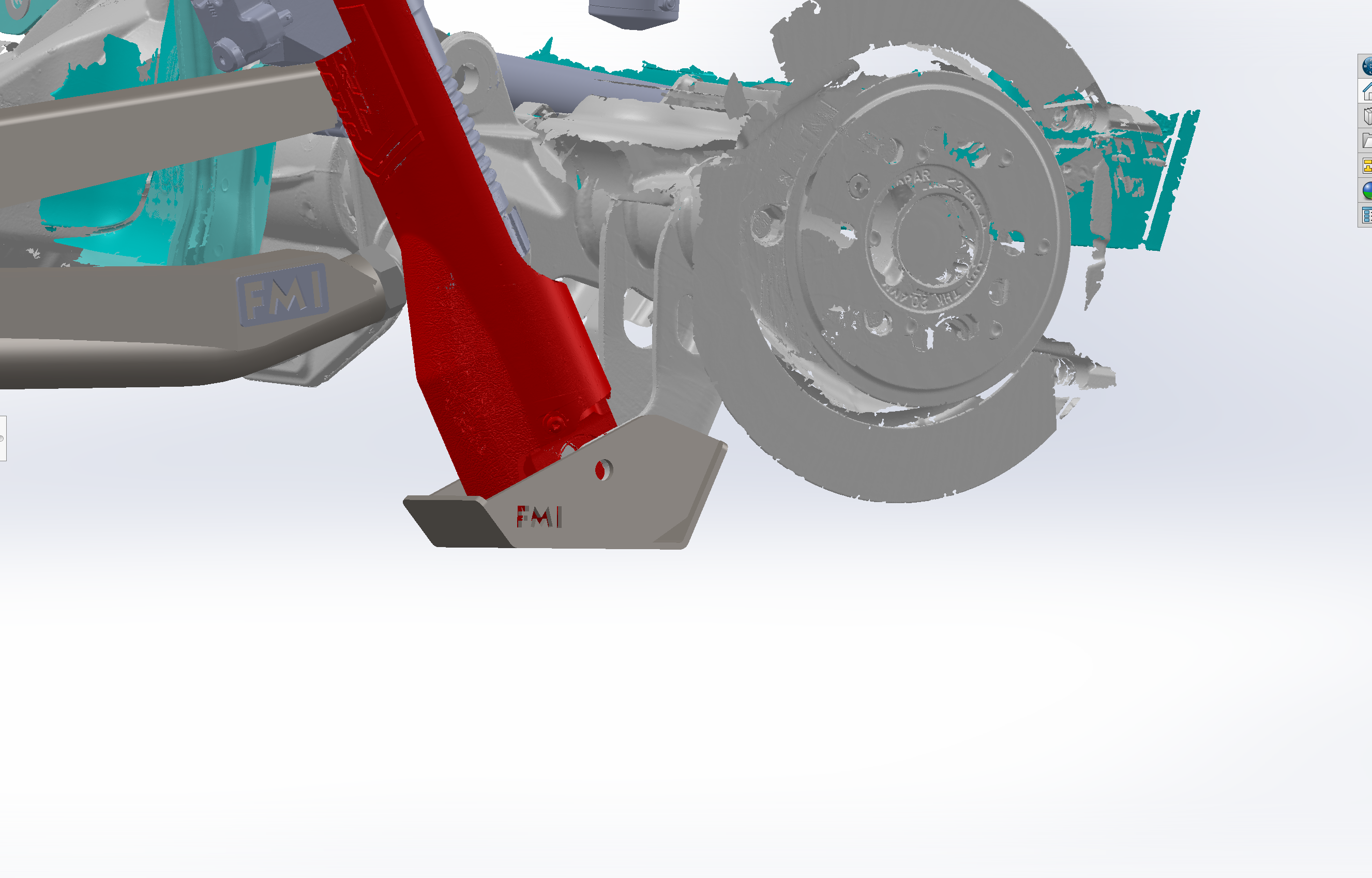 Foutz Motorsports Rear Shock Skid Kit 2025-2026 Ram 1500 RHO