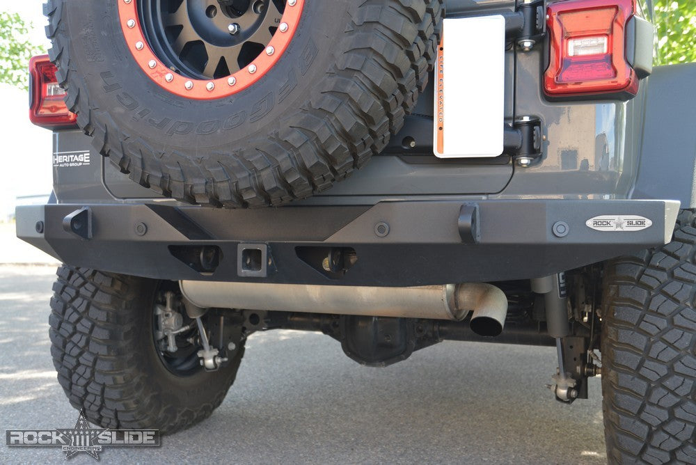 Jeep JL Full Rear Bumper For 18-Pres Wrangler JL No Tire Carrier Rigid Series Rock Slide Engineering