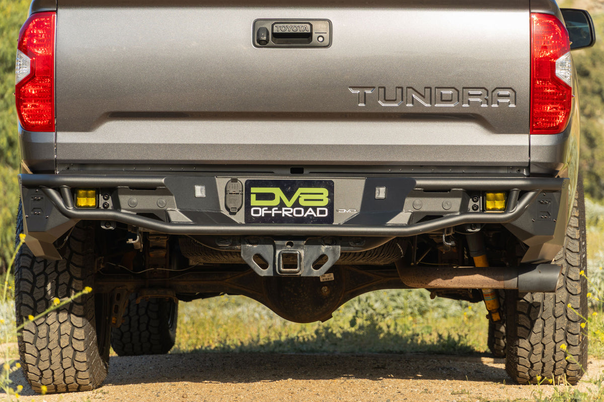 2014 2021 Toyota Tundra Tube Rear Bumper DV8 Offroad