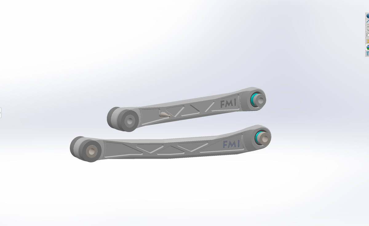 Foutz Motorsports Billet Aluminum Rear Suspension Lower Arms 2027 Ram 1500 TRX