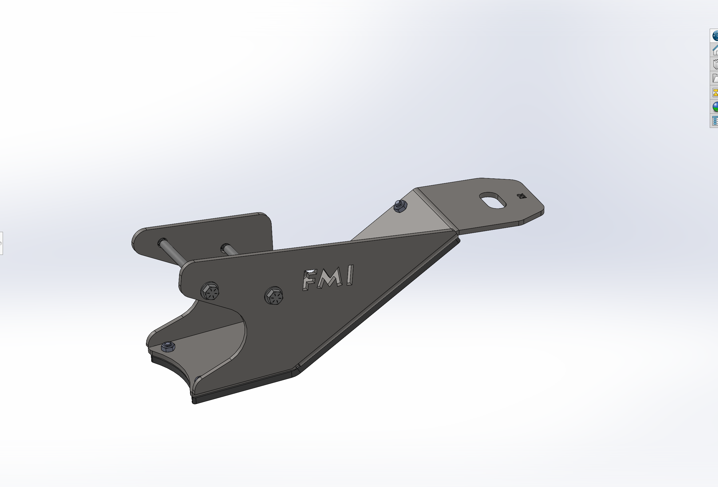 Foutz Motorsports Rear Lower Arm Frame Guard with HDPE Slide 2024 Ford Ranger Raptor