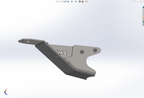 Foutz Motorsports Rear Lower Arm Frame Guard with HDPE Slide 2024 Ford Ranger Raptor