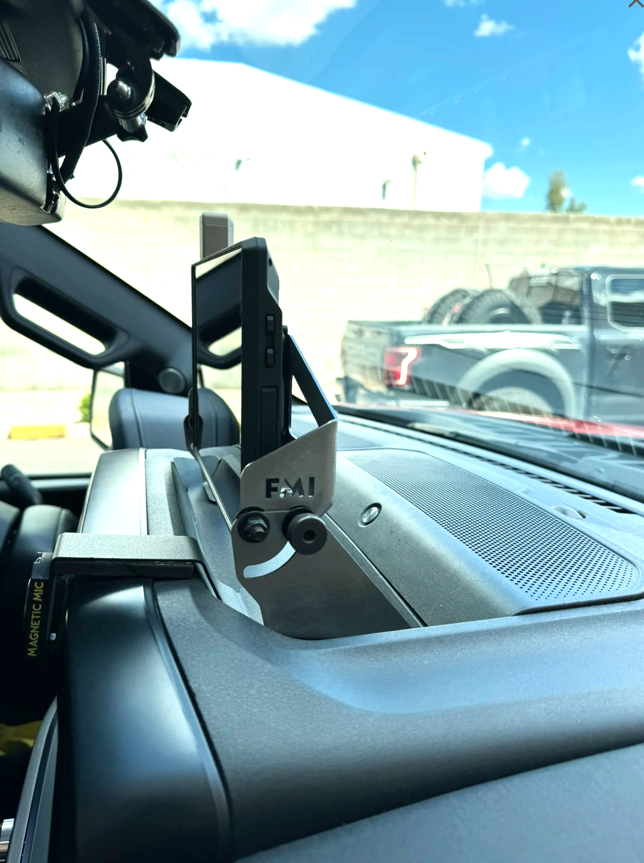 Foutz Motorsports Center Dash Fold Down GPS mount - Garmin TREAD XL 2021-2026 Ford F-150 Raptor 2021-2026 Ford F-150 2023-2026 Ford F-150 Raptor R
