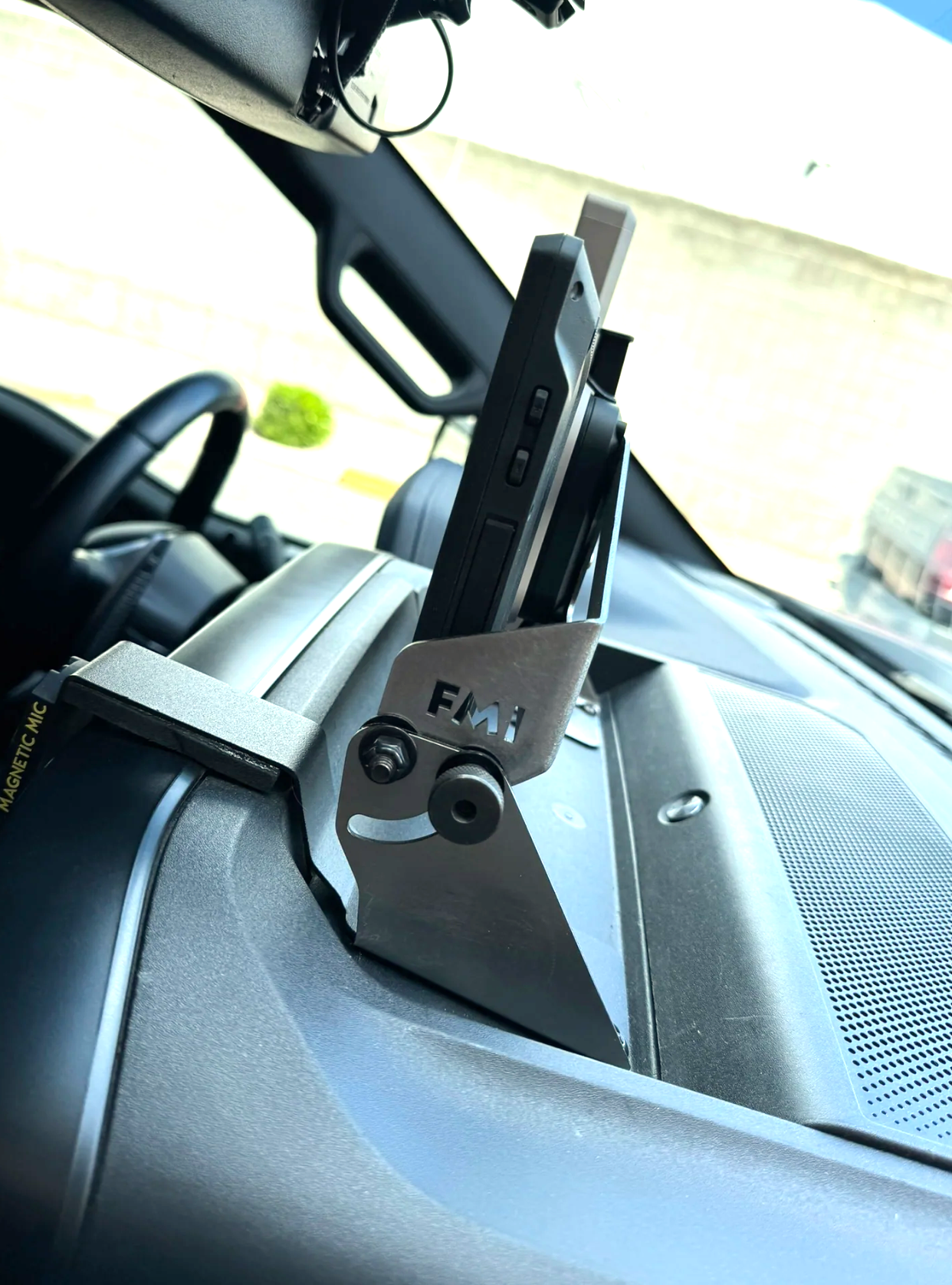 Foutz Motorsports Center Dash Fold Down GPS mount - Garmin TREAD XL 2021-2026 Ford F-150 Raptor 2021-2026 Ford F-150 2023-2026 Ford F-150 Raptor R