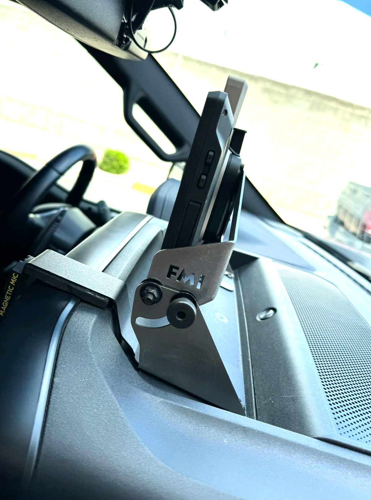 Foutz Motorsports Center Dash Fold Down GPS mount - Garmin TREAD XL 2021-2026 Ford F-150 Raptor 2021-2026 Ford F-150 2023-2026 Ford F-150 Raptor R