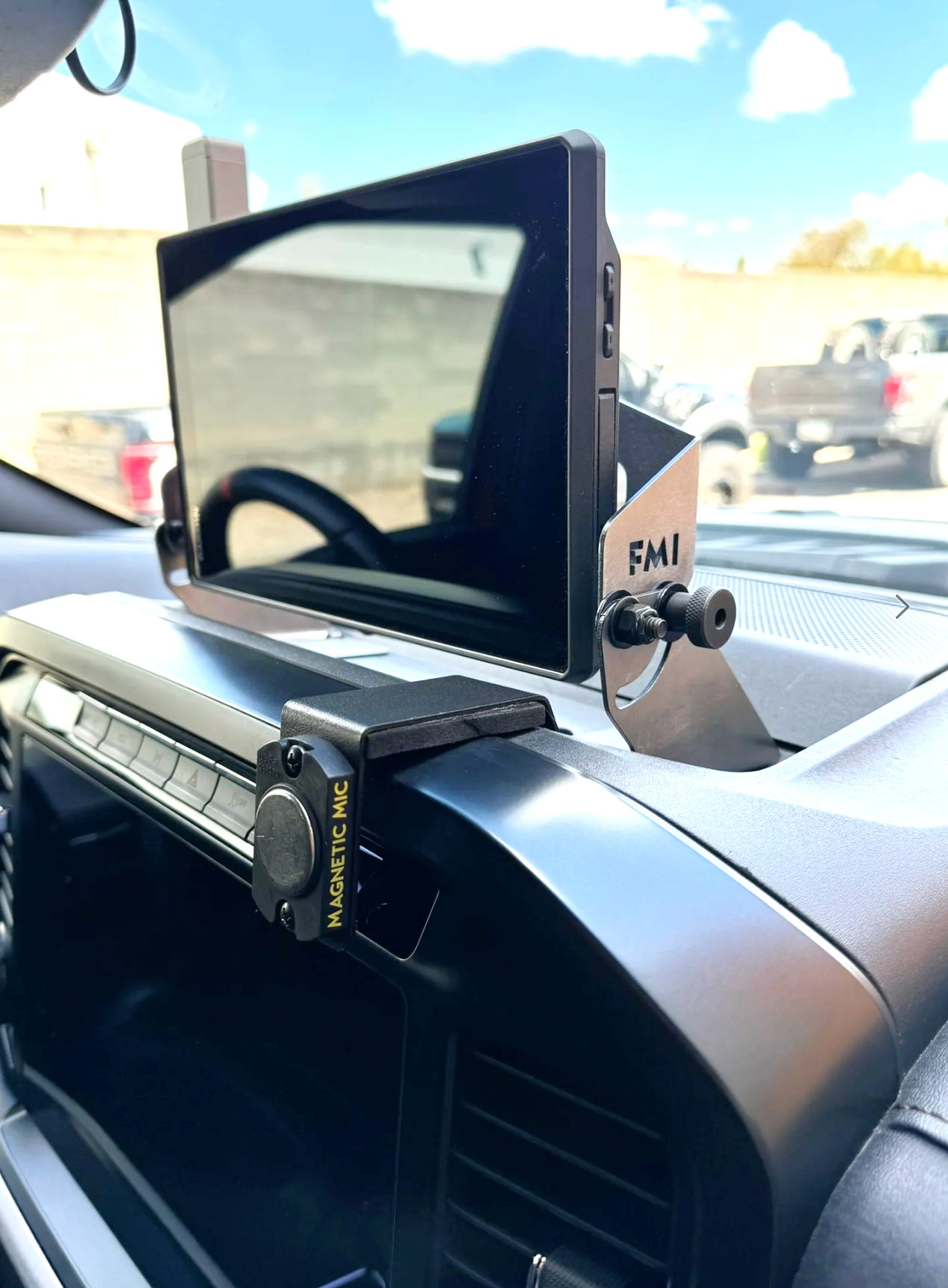Foutz Motorsports Center Dash Fold Down GPS mount - Garmin TREAD XL 2021-2026 Ford F-150 Raptor 2021-2026 Ford F-150 2023-2026 Ford F-150 Raptor R