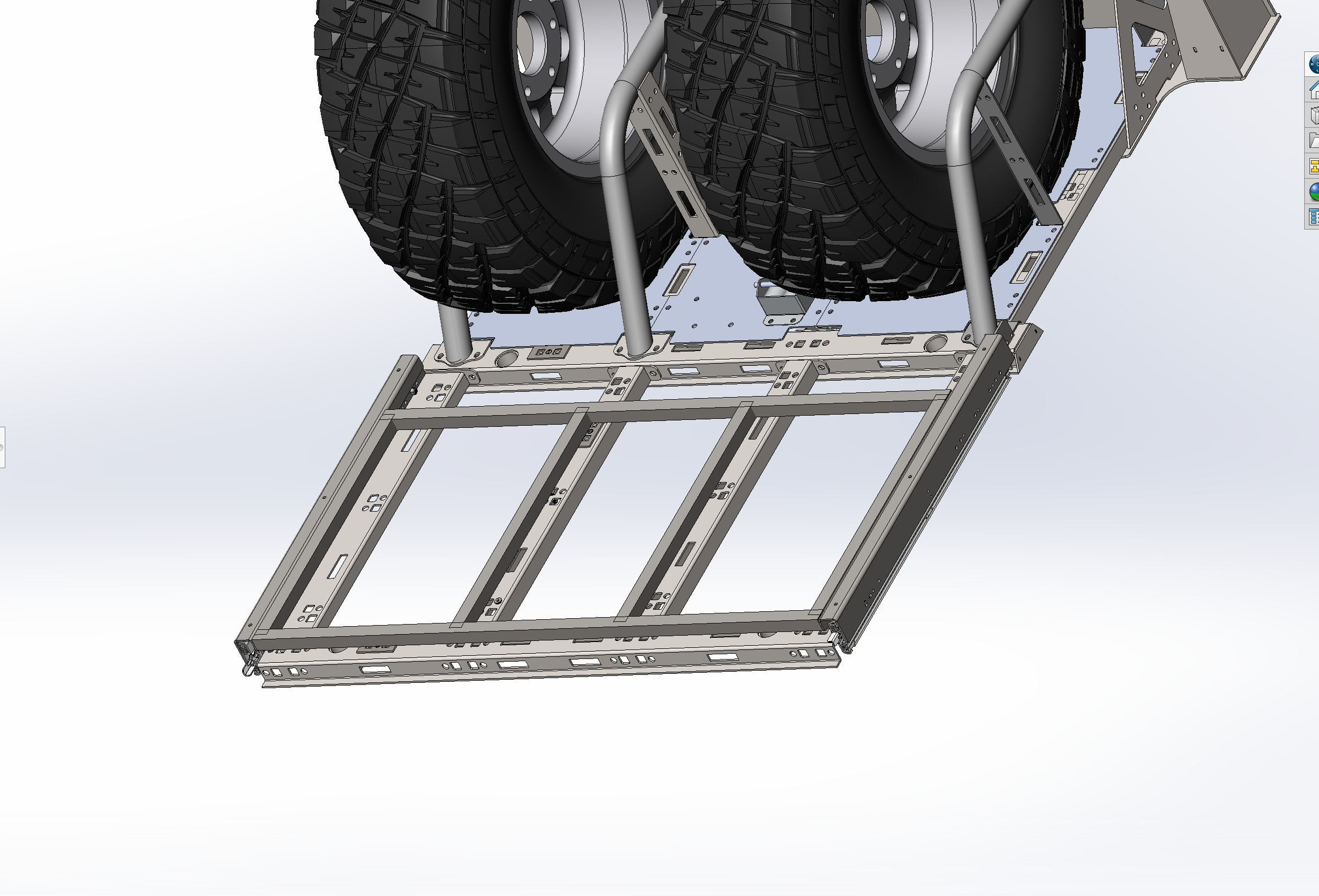 Foutz Motorsports Modular Bed Organizer with Slide Out Cargo Tray 2017-2024 Ford F-150 Raptor 2023-2024 Ford F-150 Raptor R