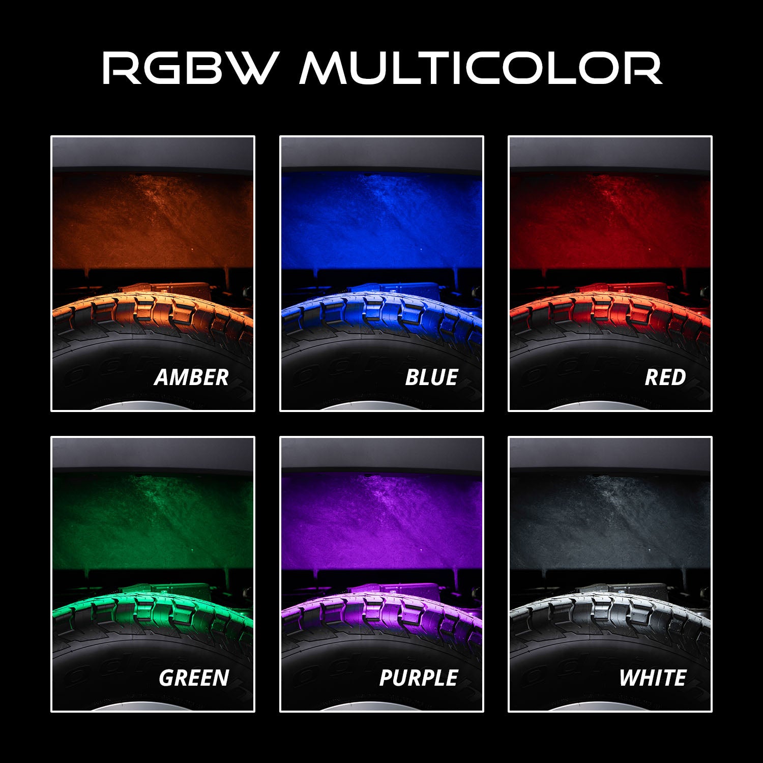Diode Dynamics Stage Series RGBW LED Rock Light (one)