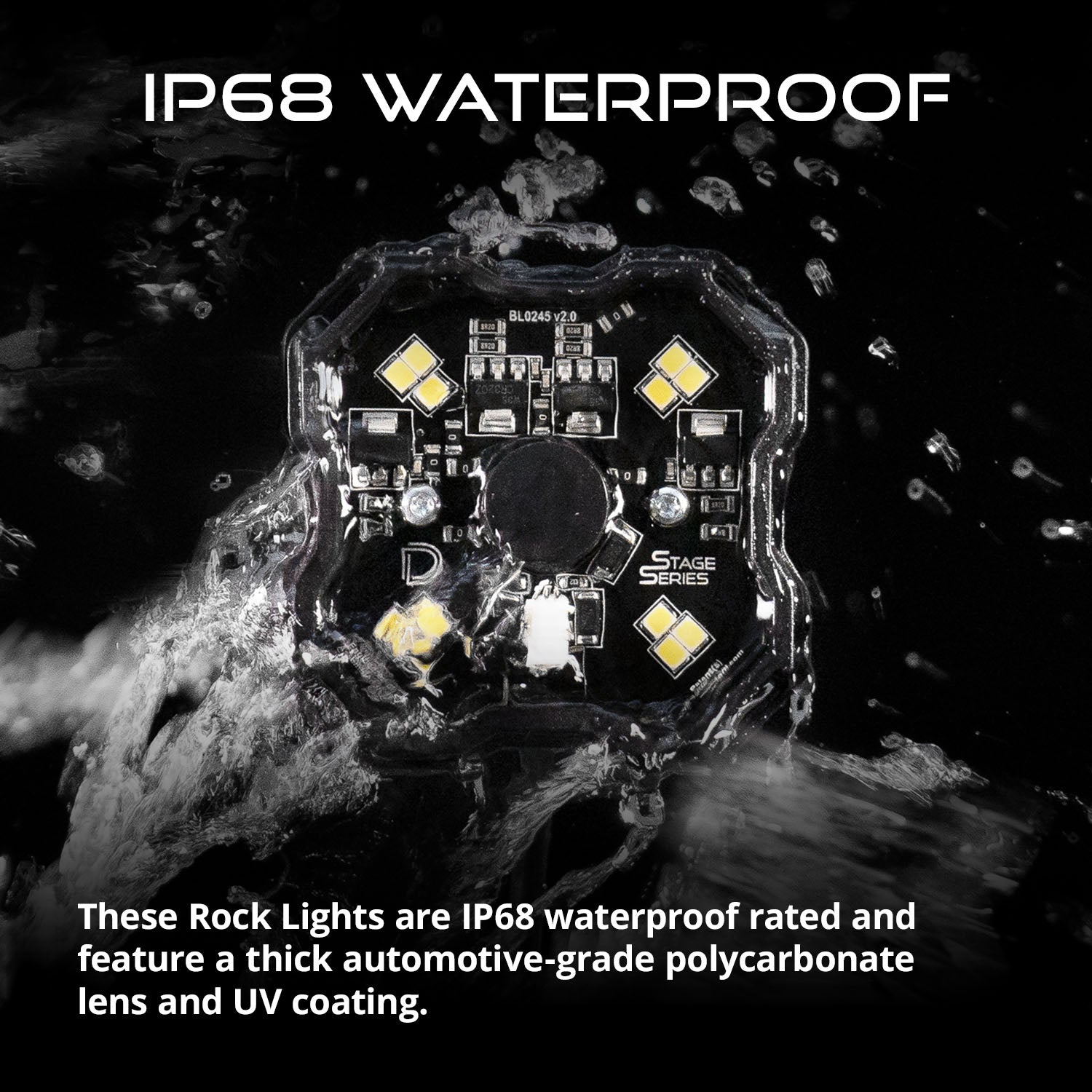 Diode Dynamics Stage Series SXS Rock Light Installer Kit White Diffused M8 (8-pack)