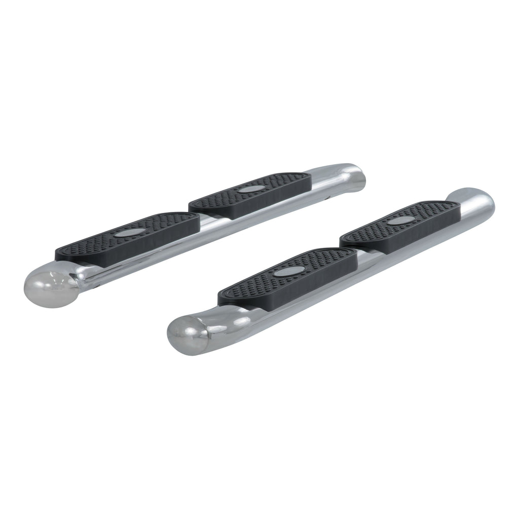 ARIES 4" Polished Stainless Oval Side Bars, 2015-2023 Toyota Tacoma