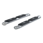 ARIES 4" Polished Stainless Oval Side Bars, 2015-2023 Toyota Tacoma