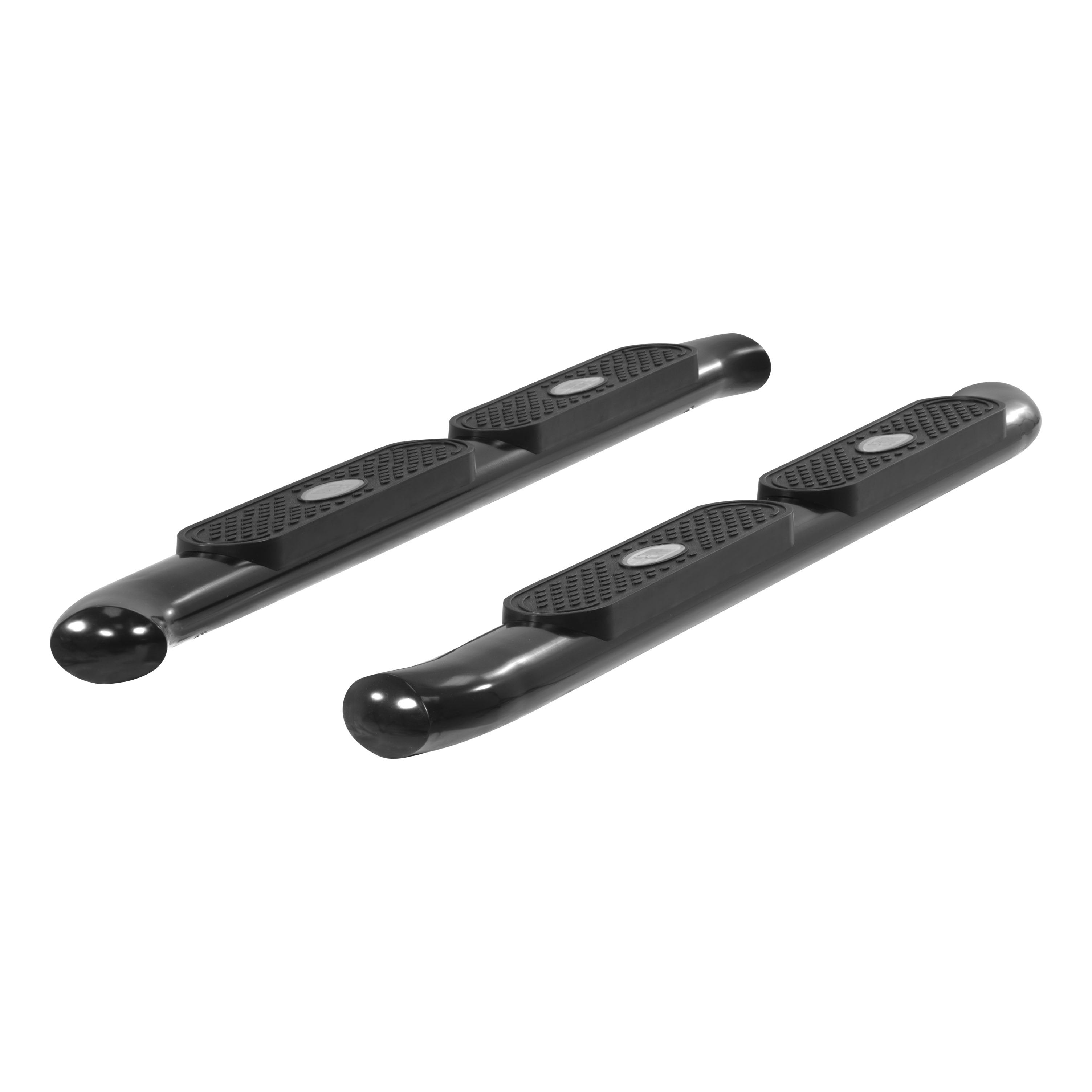 ARIES 4" Black Steel Oval Side Bars, 2015-2023 Toyota Tacoma
