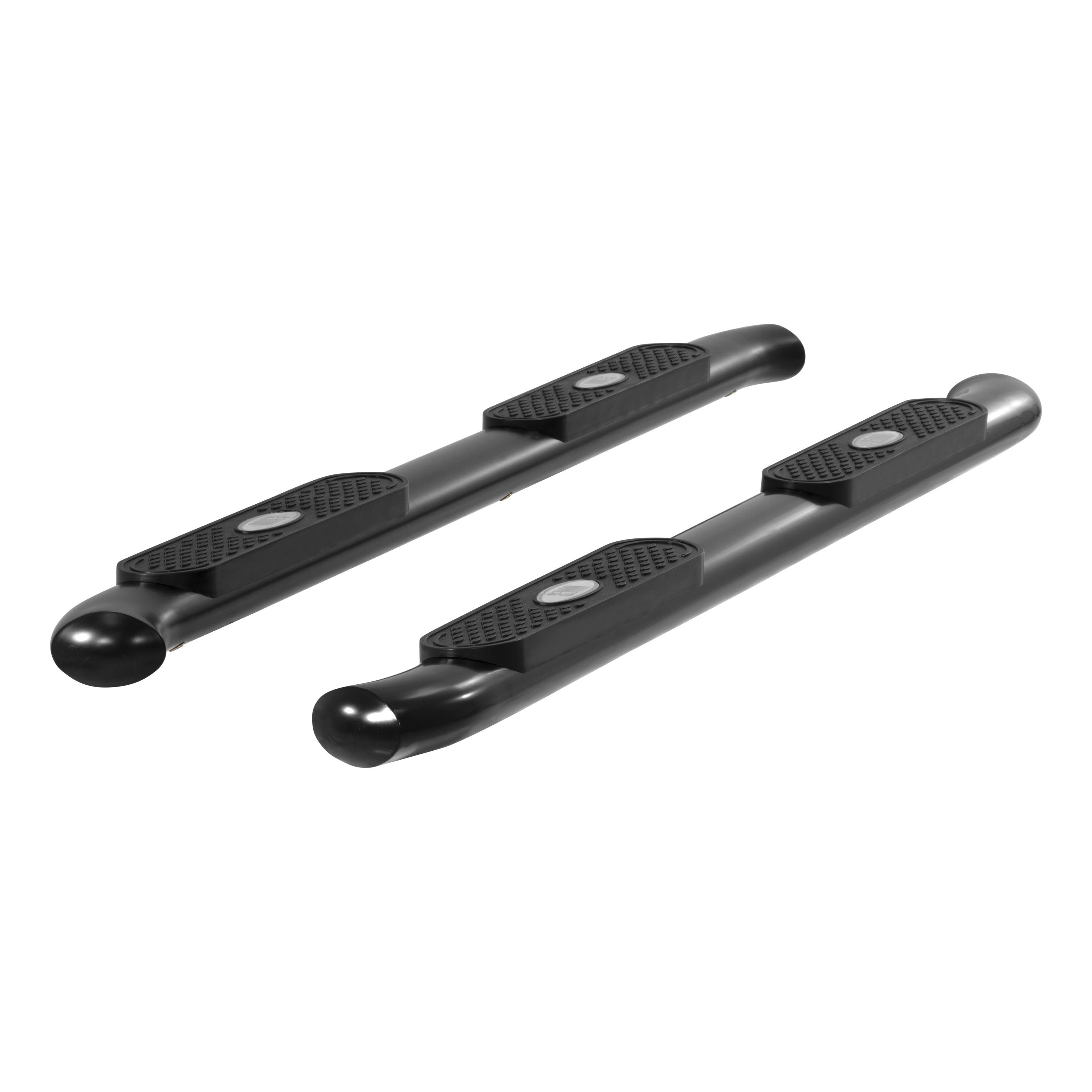 ARIES 4" Black Steel Oval Side Bars, 2015-2023 Toyota Tacoma