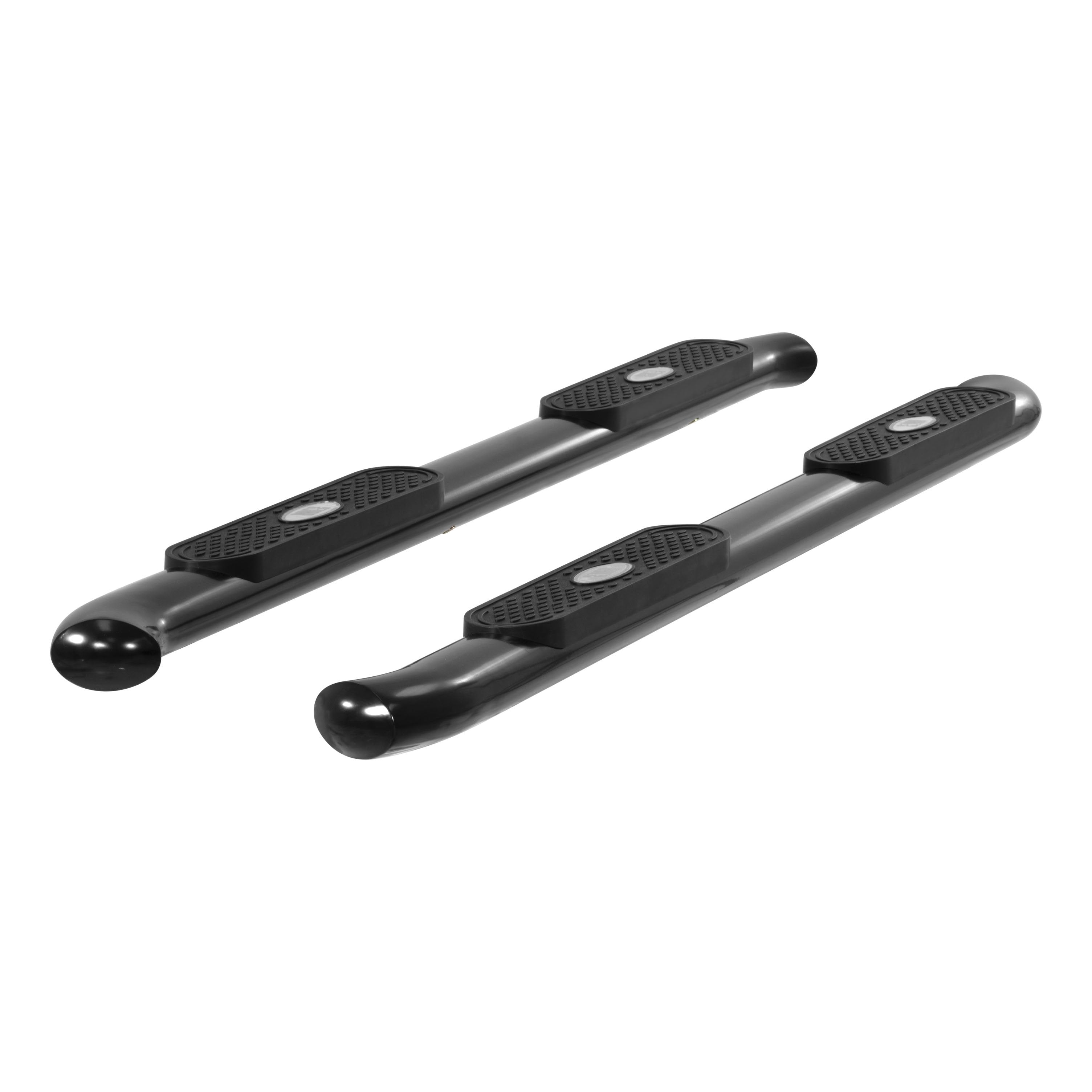 ARIES 4" Black Steel Oval Side Bars, 2007-2021 Toyota Tundra