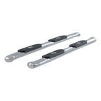 ARIES 4" Polished Stainless Oval Side Bars, 2007-2021 Toyota Tundra