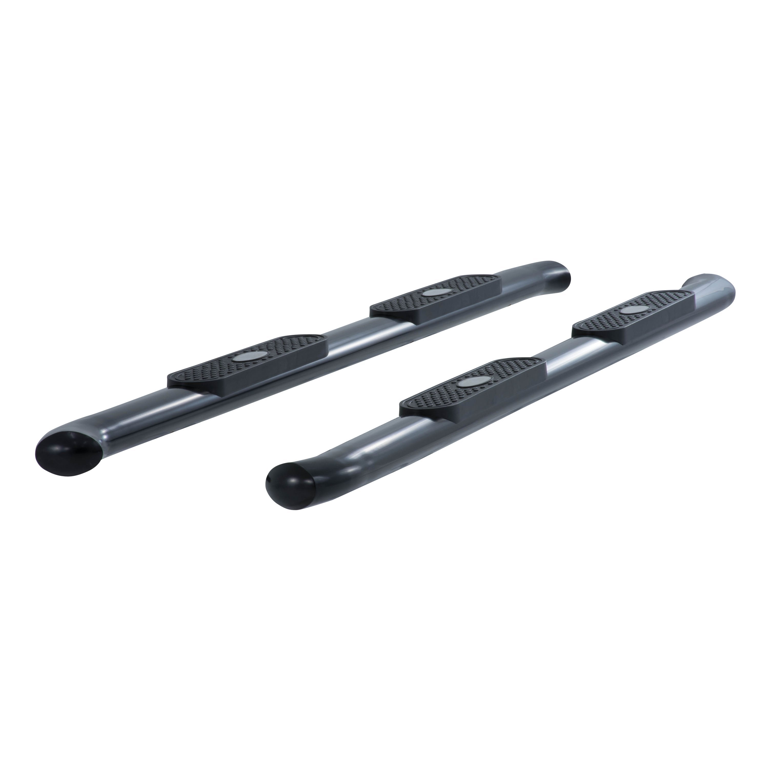 ARIES 4" Black Steel Oval Side Bars, 2007-2021 Toyota Tundra