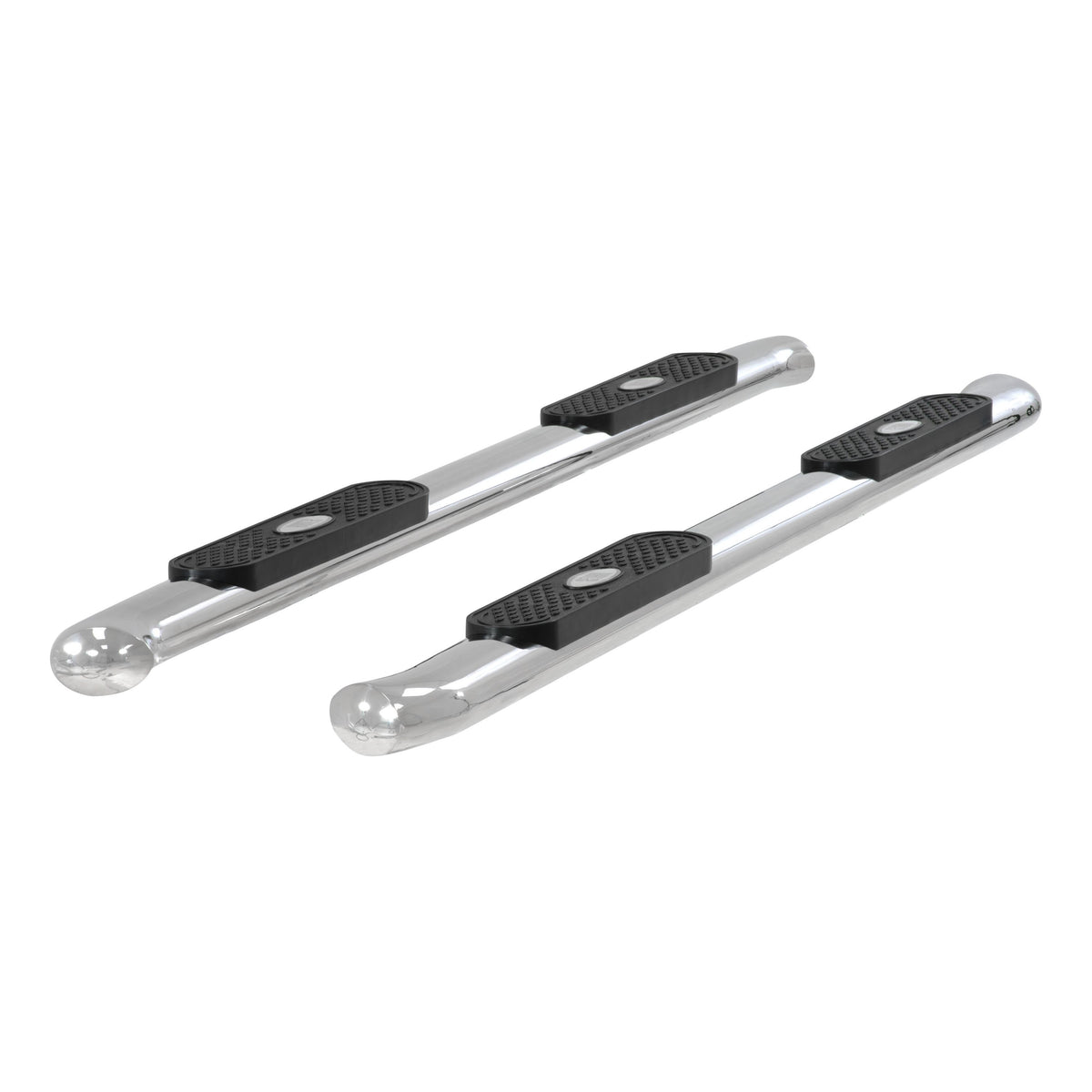 ARIES 4" Polished Stainless Oval Side Bars, 2009-2014 Ford F-150