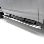ARIES 4" Polished Stainless Oval Side Bars, 2009-2014 Ford F-150