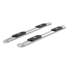 ARIES 4" Polished Stainless Oval Side Bars, 2015-2026 Ford F-150, 2017-2026 Ford F-250/F-350/F-450/F-550 Super Duty, 2022-2025 Ford F-150 Lightning
