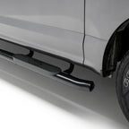 ARIES 4" Black Steel Oval Side Bars, 2015-2026 Ford F-150, 2017-2026 Ford F-250/F-350/F-450/F-550 Super Duty, 2022-2025 Ford F-150 Lightning