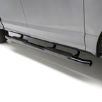 ARIES 4" Black Steel Oval Side Bars, 2015-2026 Ford F-150, 2017-2026 Ford F-250/F-350/F-450/F-550 Super Duty, 2022-2025 Ford F-150 Lightning