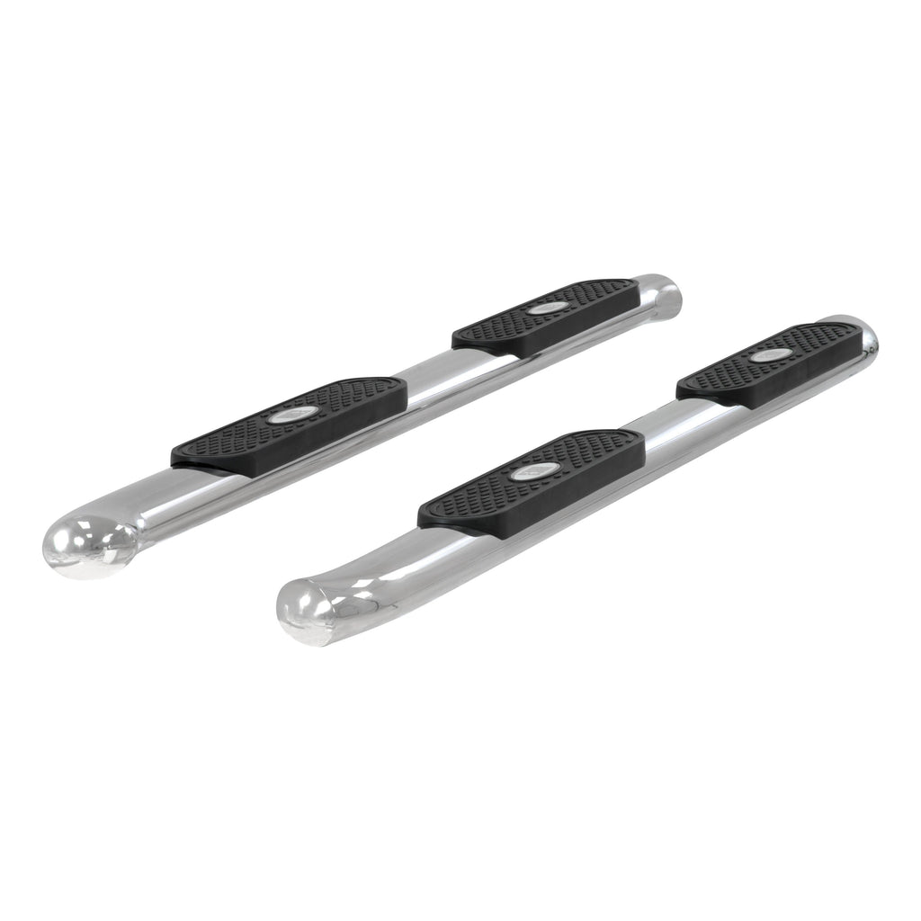 ARIES 4" Polished Stainless Oval Side Bars, 2019 Chevy/GMC Silverado/Sierra 1500 LD/Limited