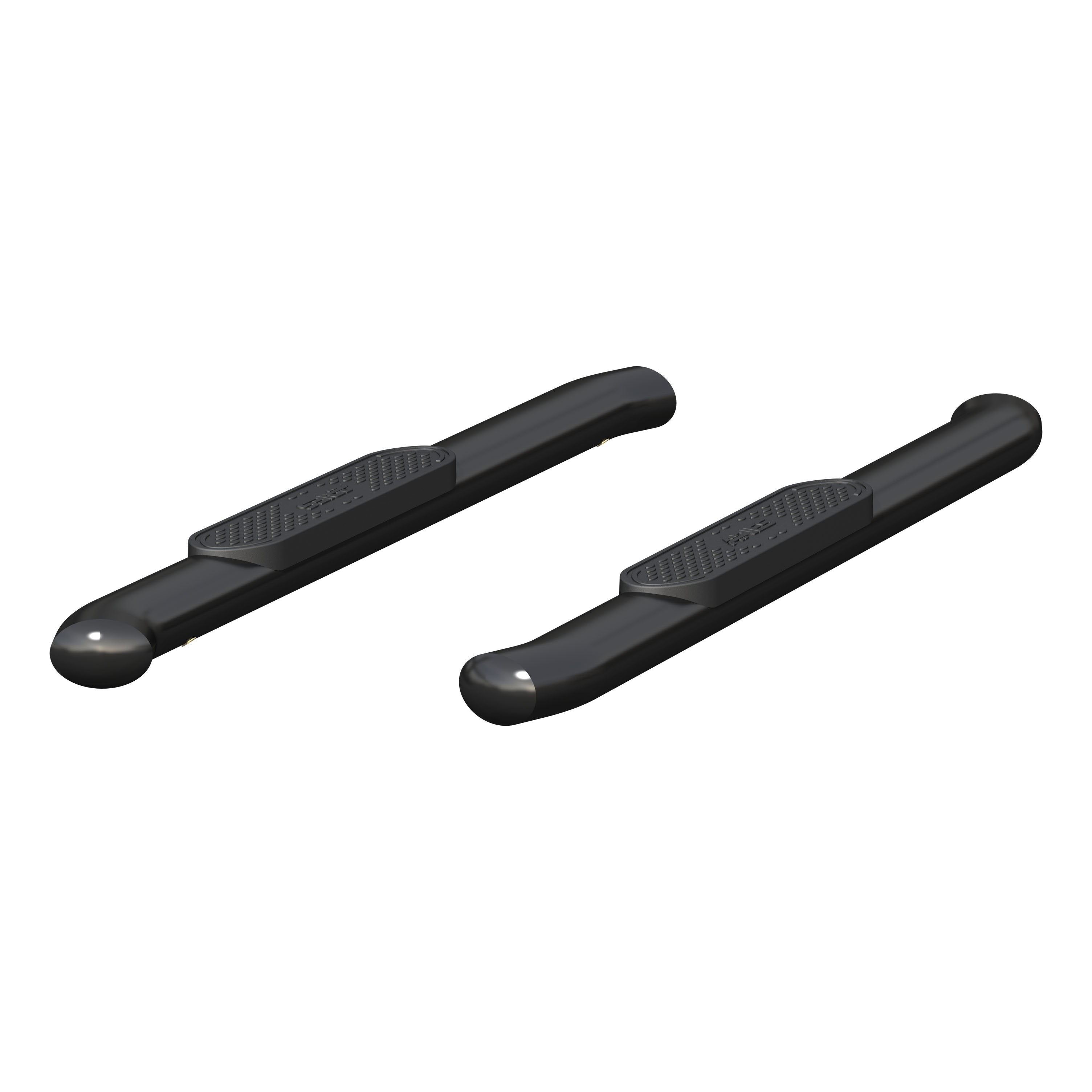 ARIES 4" Black Steel Oval Side Bars, 2021-2026 Ford Bronco