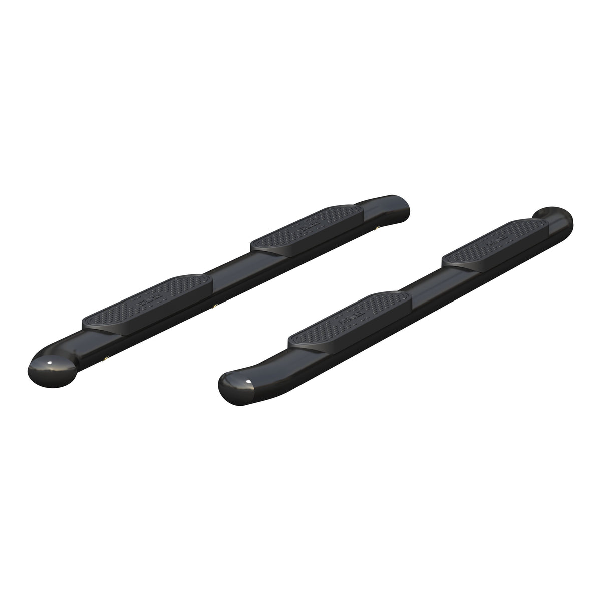ARIES 4" Black Steel Oval Side Bars, 2023-2026 Chevy Colorado, 2023-2026 GMC Canyon