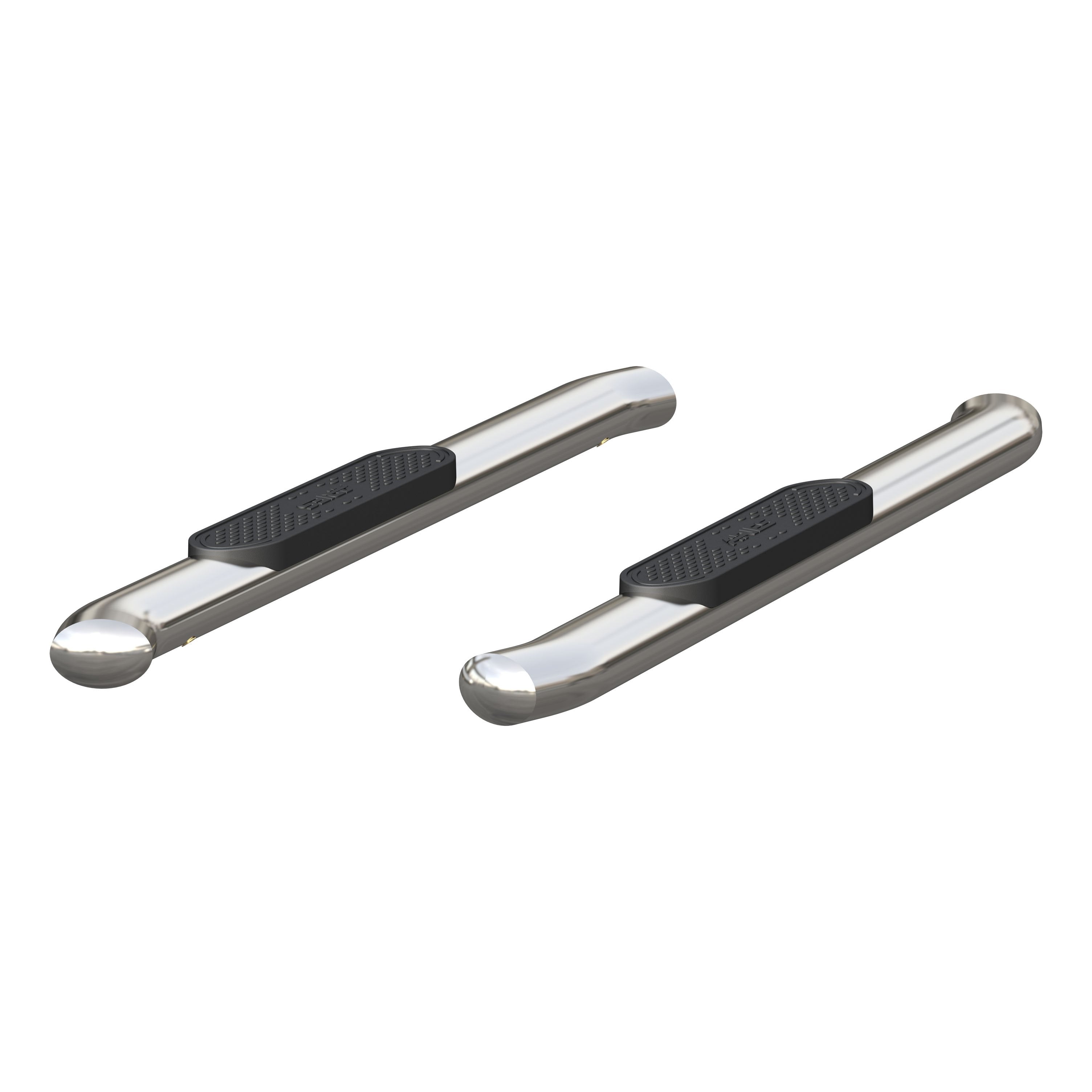 ARIES 4" Polished Stainless Oval Side Bars, 2019-2026 Ram 2500/3500
