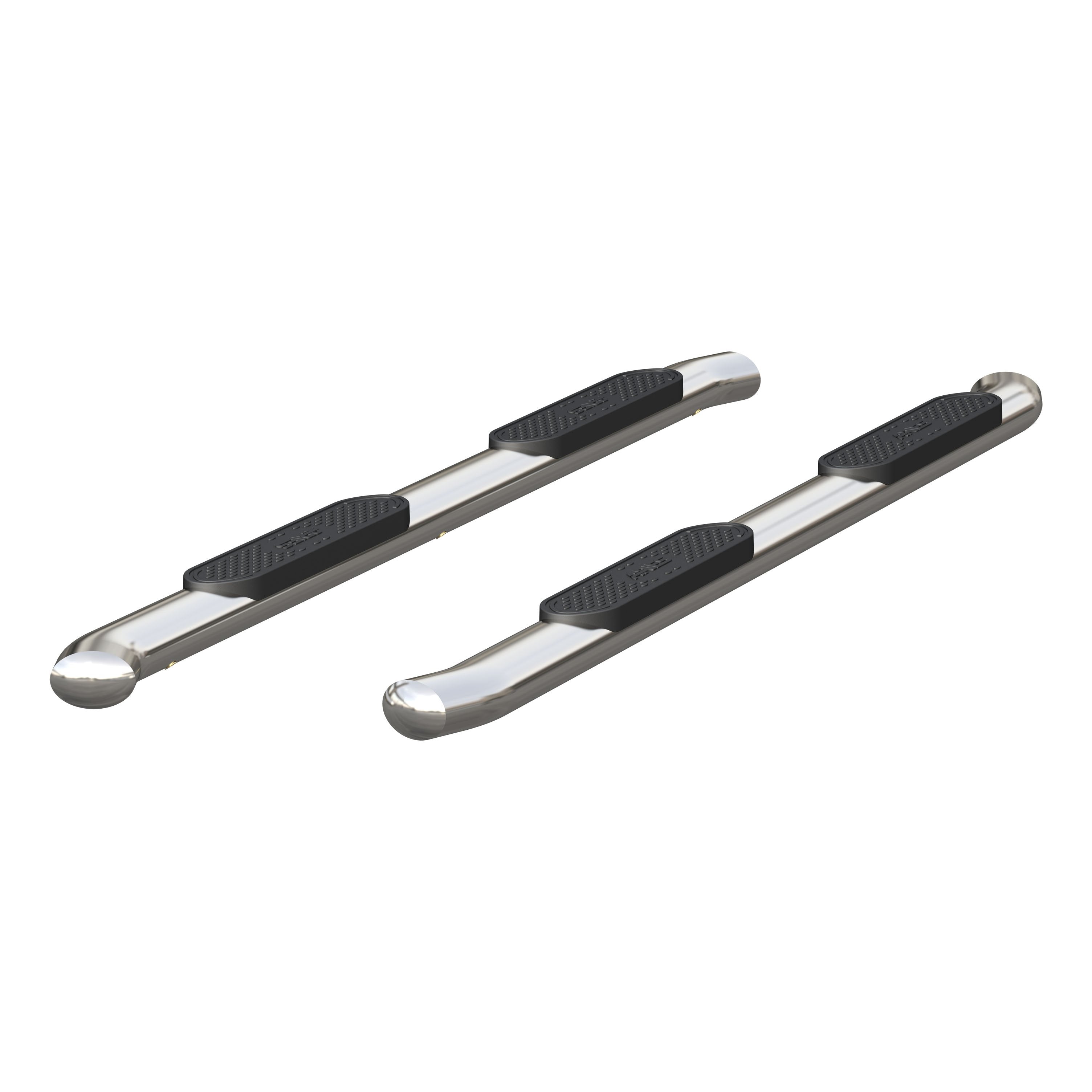 ARIES 4" Polished Stainless Oval Side Bars, 2019-2026 Ram 2500/3500