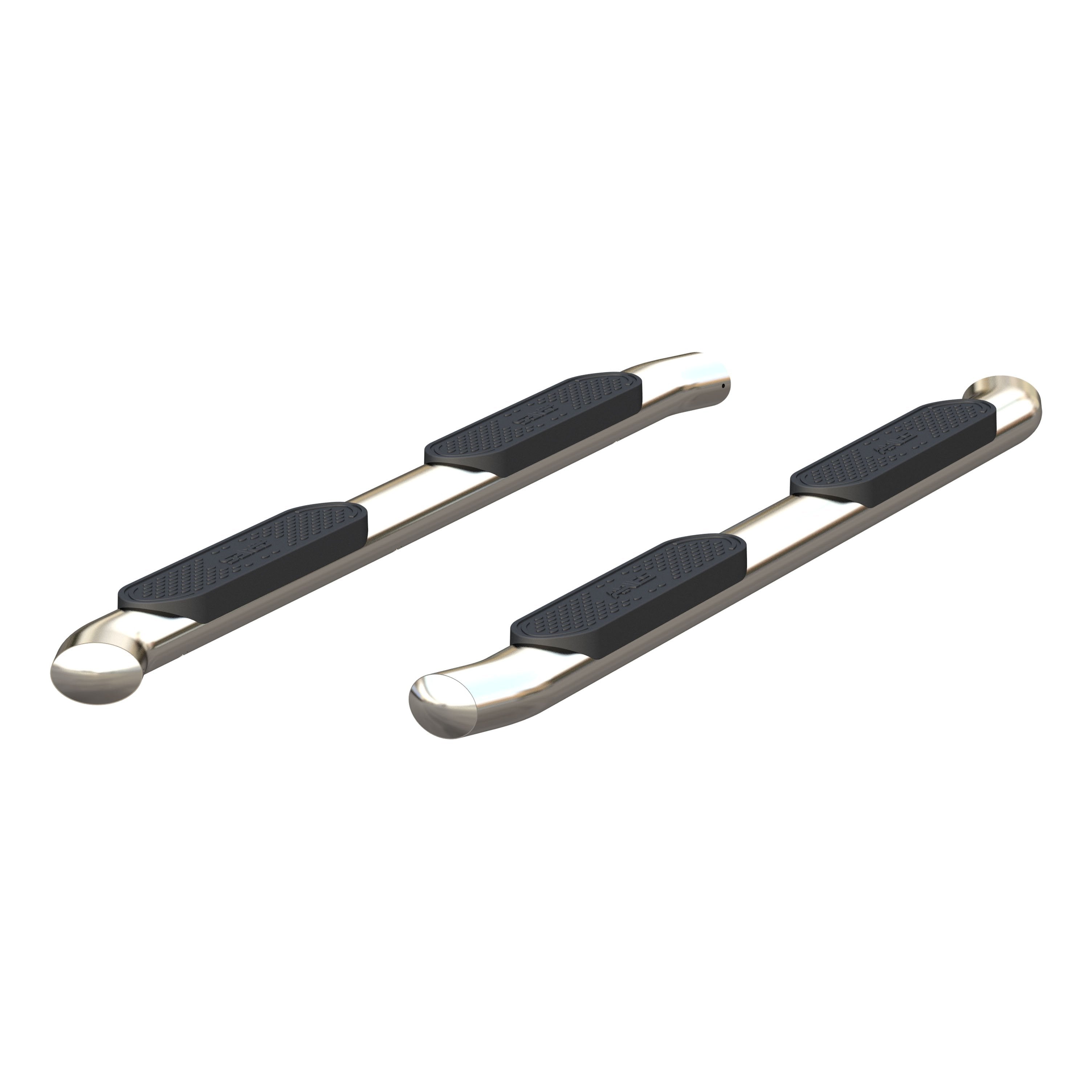ARIES 4" Polished Stainless Oval Side Bars, 2019-2026 Ram 1500