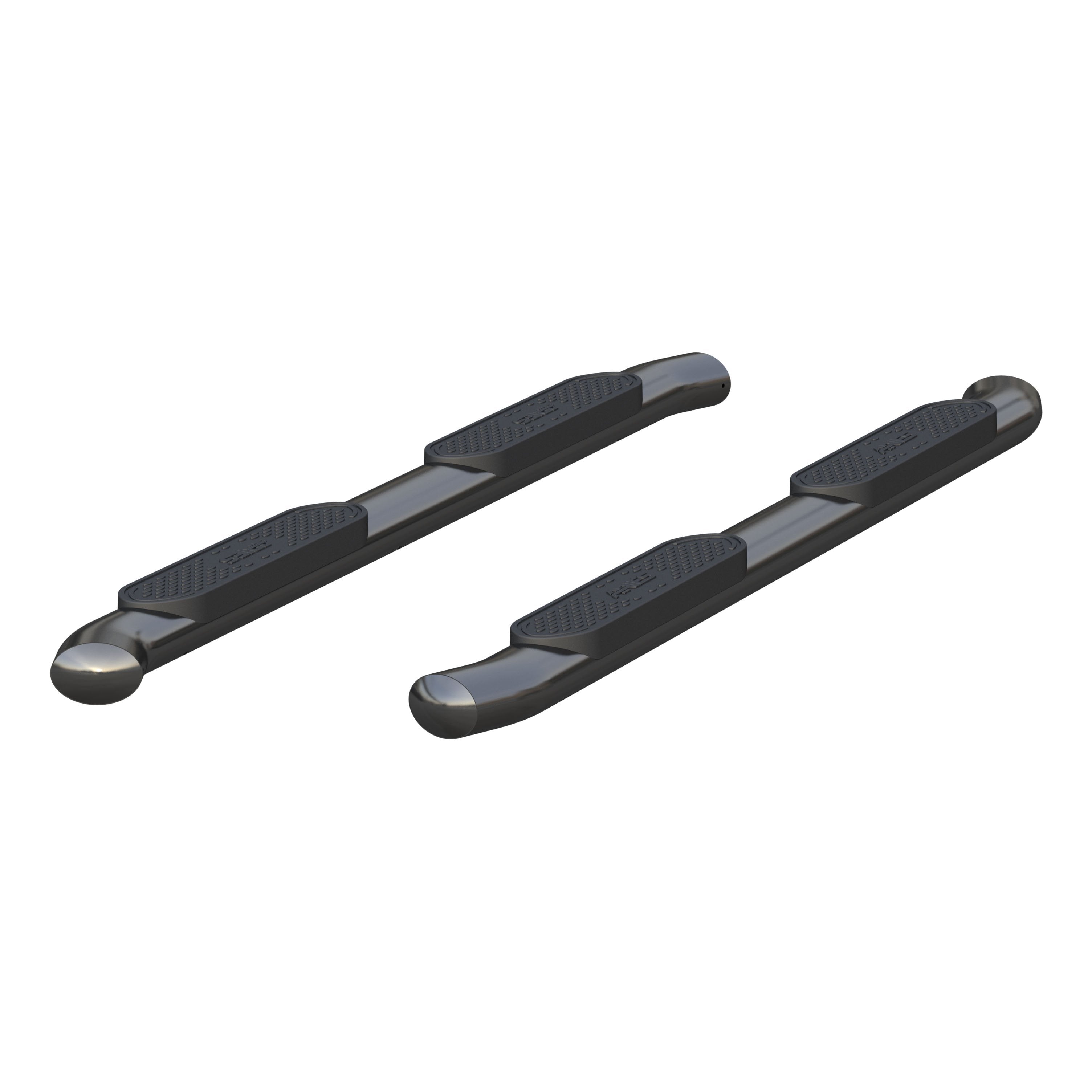 ARIES 4" Black Steel Oval Side Bars, 2019-2026 Ram 1500
