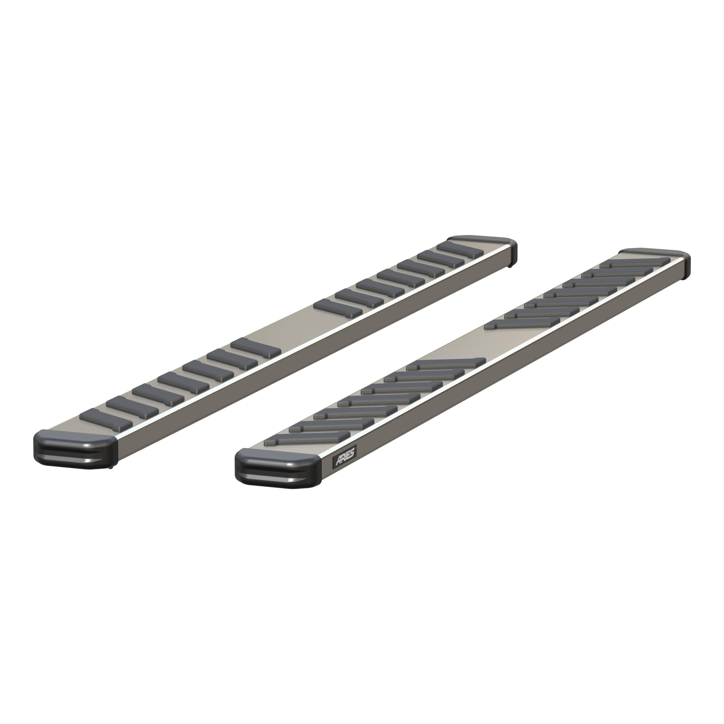 ARIES NovaTrac 6" x 85" Polished Stainless Running Boards, 2007-2026 Toyota Tundra, 2009-2014 Ford F-150, 2015-2023 Toyota Tacoma & more