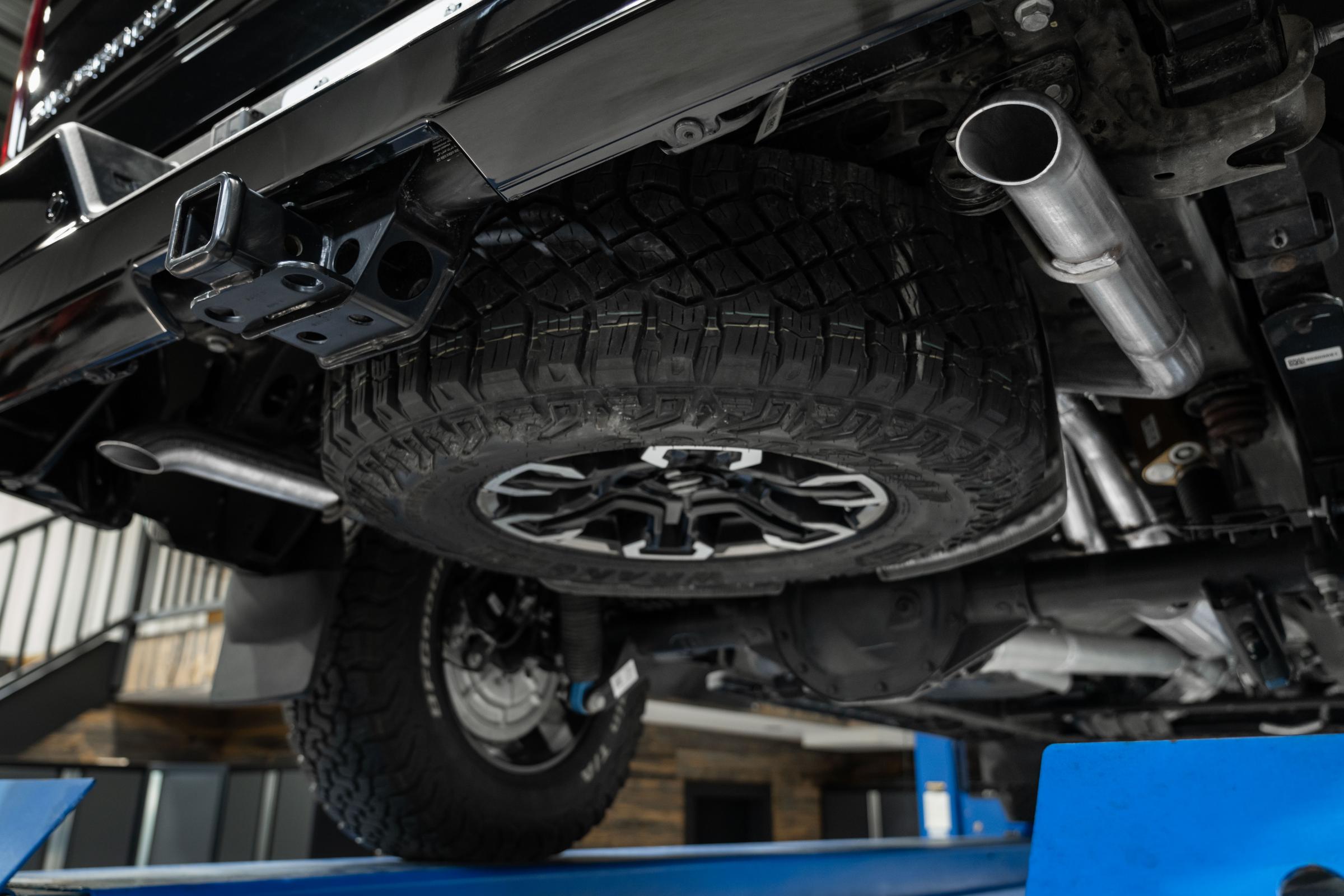 2022-Up Chevrolet/GMC 1500 Silverado/Sierra ZR2/ ATX4 6.2L Armor Pro T304 Stainless Steel 3 Inch Cat-Back 2.5 Inch Dual Rear Turn Down MBRP